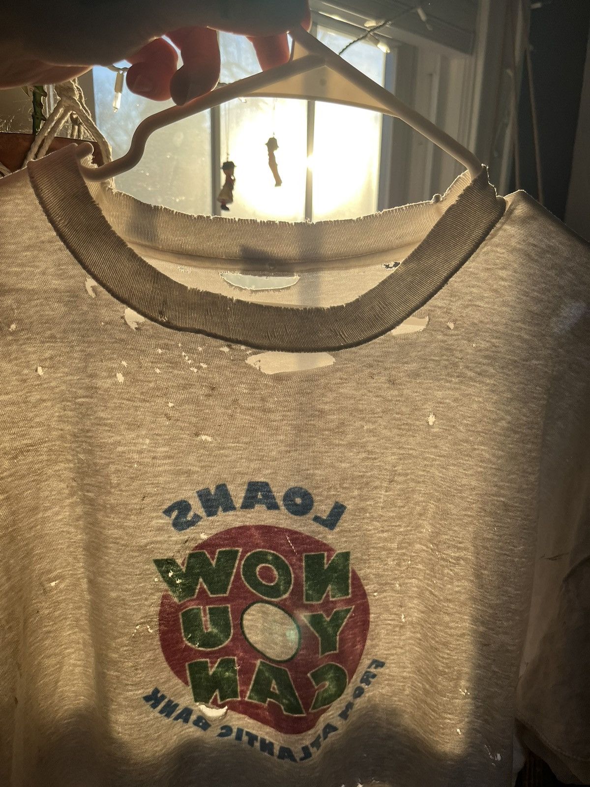 Unsound Rags “Place Beyond The Pines” Distressed Single Stitch White Tee Size US XL / EU 56 / 4 - 5 Thumbnail