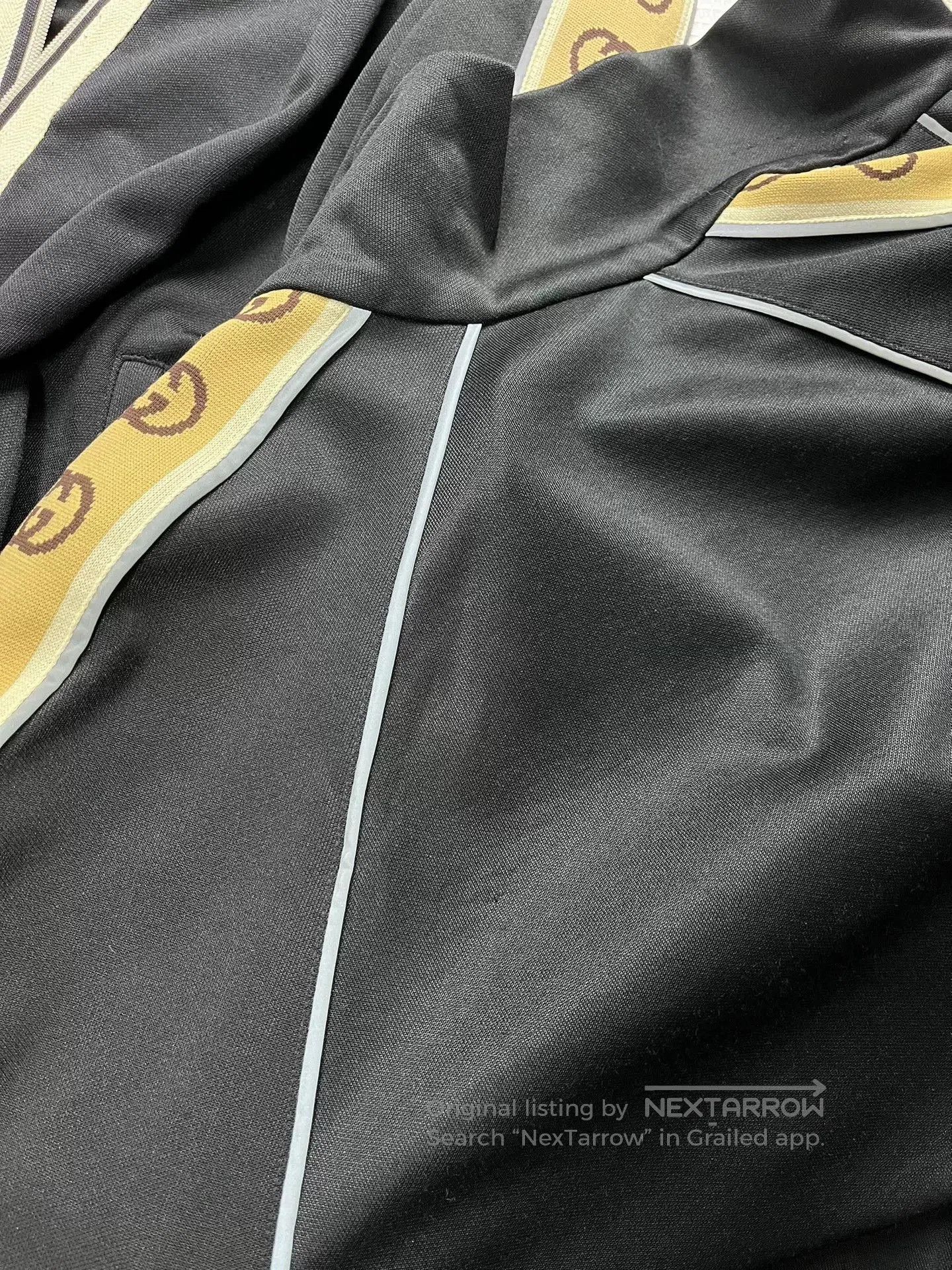 Gucci Gucci Black Logo Stripe Jacket M. Size US M / EU 48-50 / 2 - 6 Thumbnail