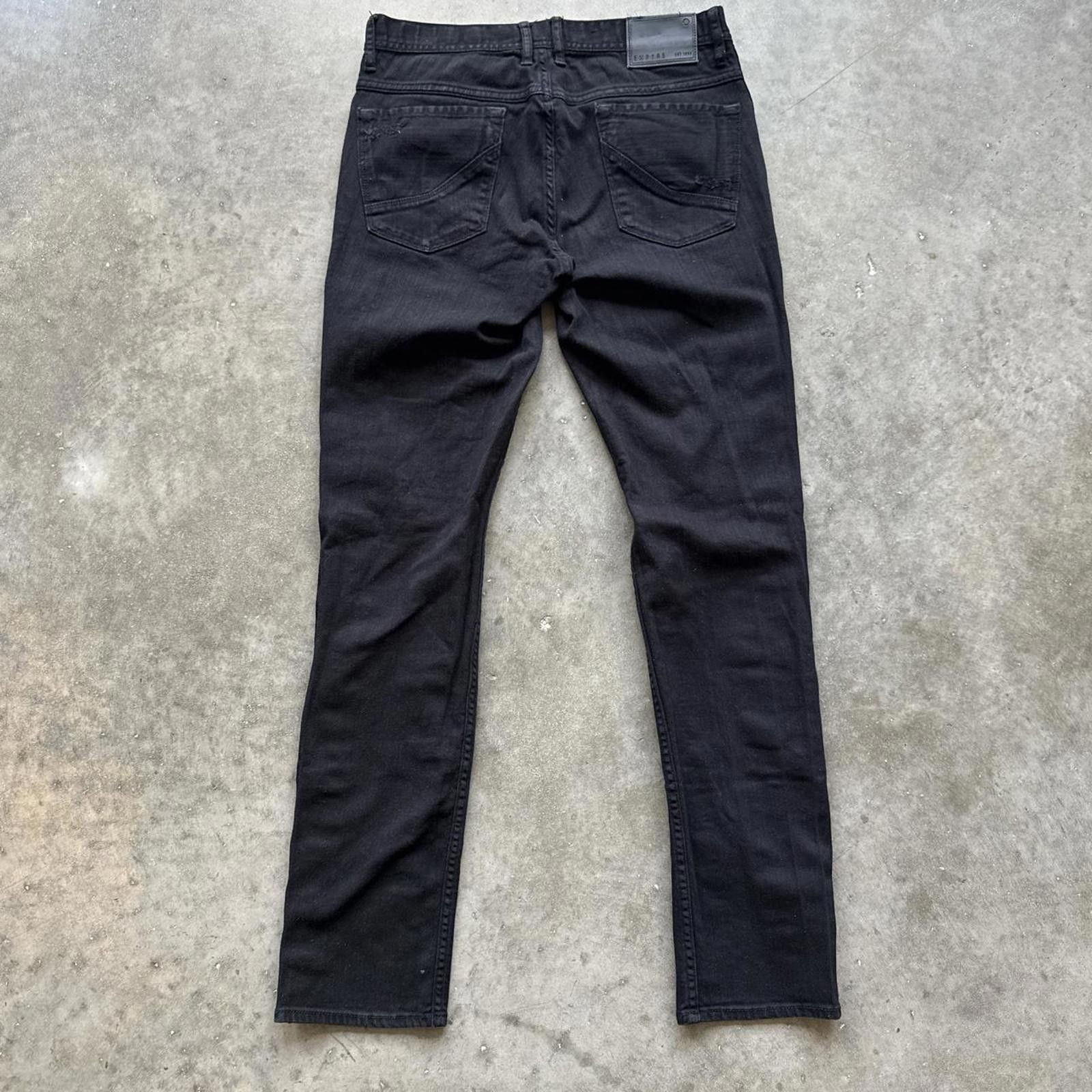 Empyre Empyere Checkered Stripe Jeans With Distressed Details Size US 32 / EU 48 - 2 Thumbnail