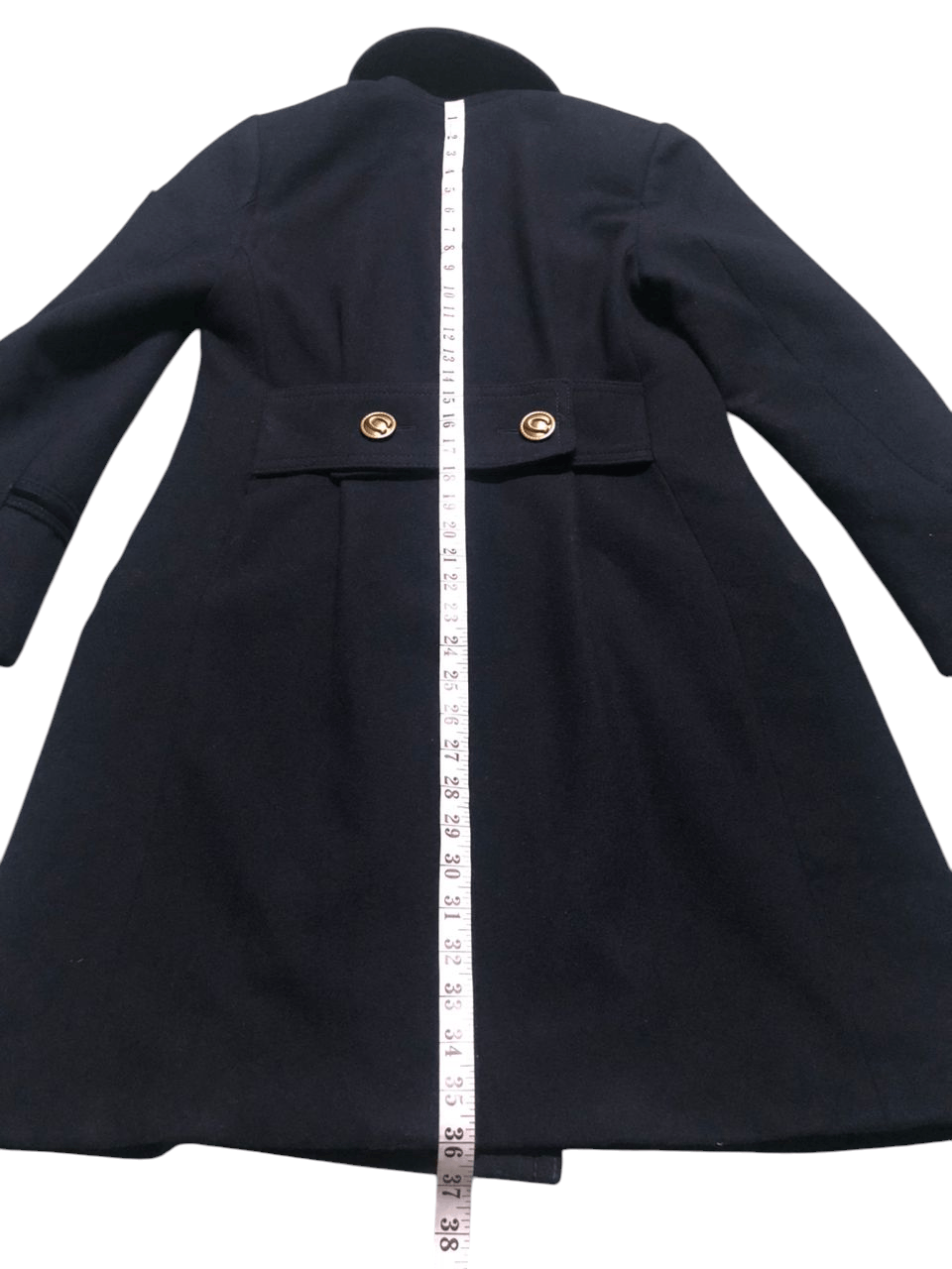 Coach Coach Wool Coat Navy Blue Double Breasted Size S / US 4 / IT 40 - 23 Thumbnail