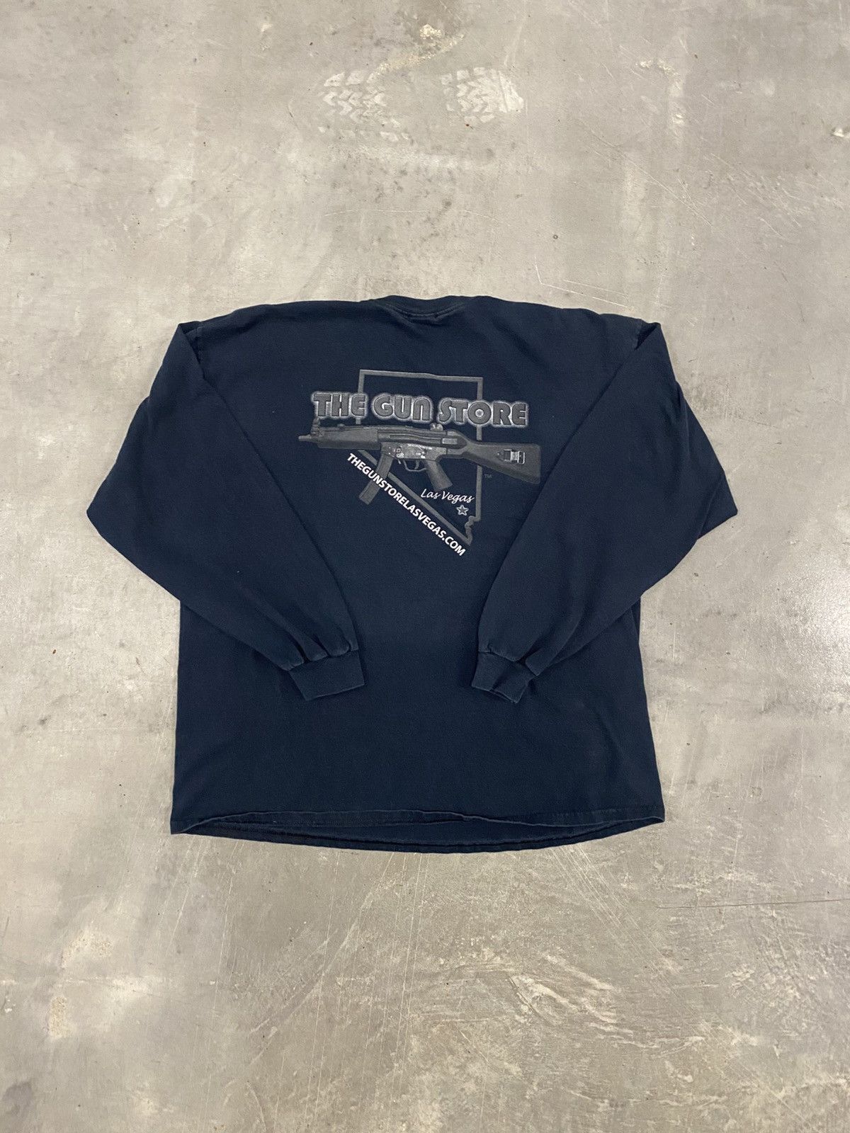 Vintage y2k 2000 gun store longsleeve shirt opium grunge erd