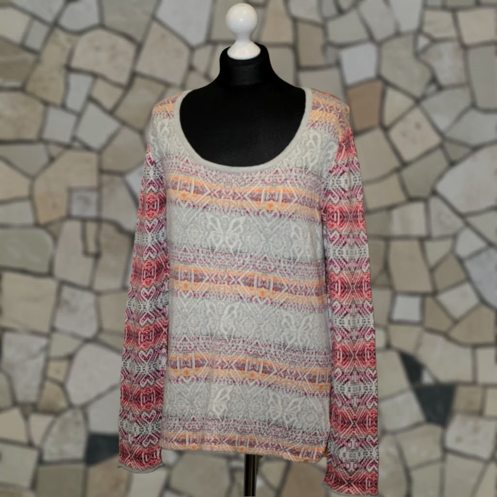 Vintage Odd Molly 474 Womens Jumper Pullover Crew Neck Multicoloured Size 4 XL Knitwear Womens Size S / US 4 / IT 40 - 1 Thumbnail