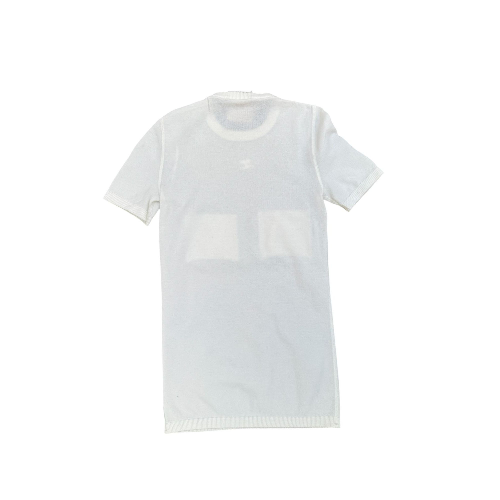 Courreges Vintage White Nylon Top Size S / US 4 / IT 40 - 4 Thumbnail