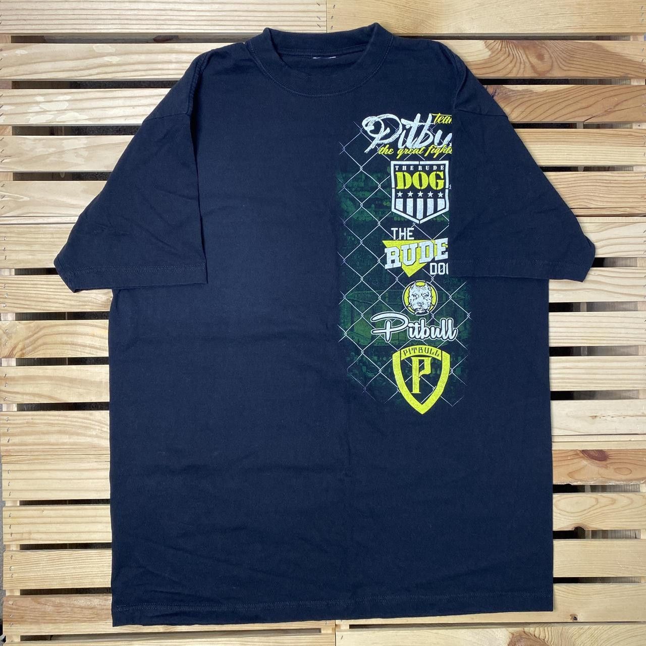 Other Vintage Team Pitbull Dog Black MMA-Style Nature Tee Size 2XL Size US XXL / EU 58 / 5 - 2 Thumbnail