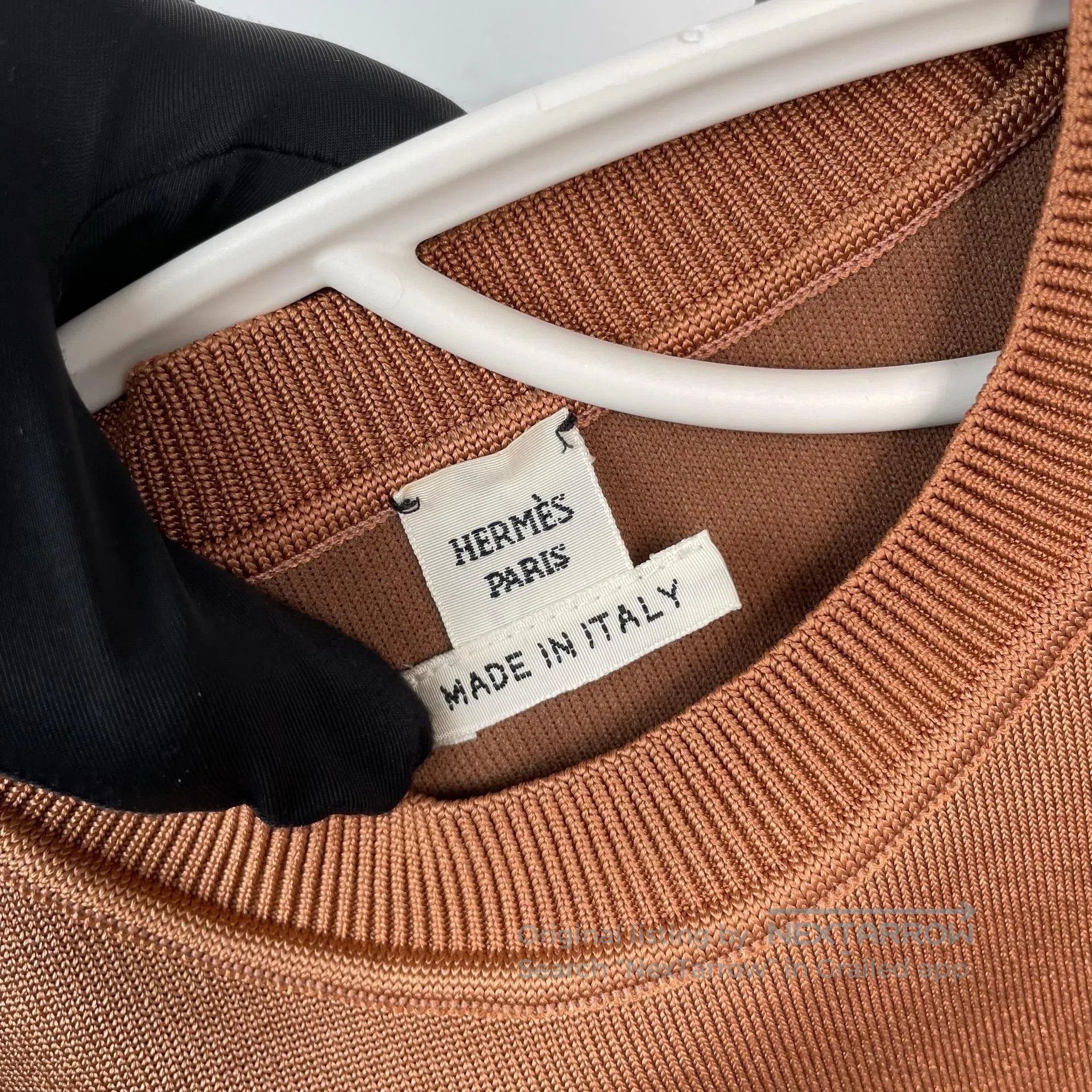 Hermes Hermes Brown Knit Vest| Size XS / US 0-2 / IT 36-38 - 3 Thumbnail