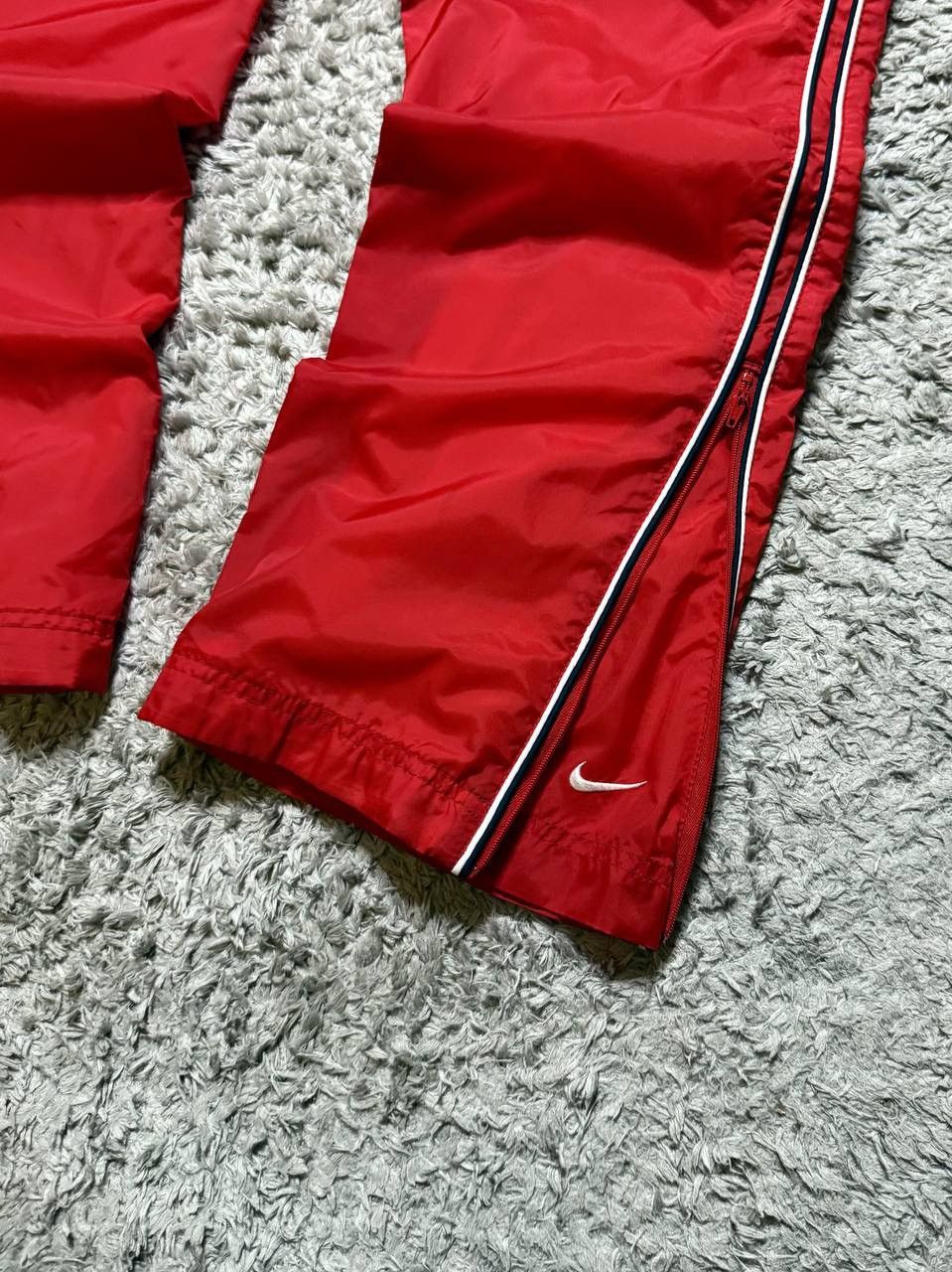 Nike 00s Nike TN Vintage Drill Double Swoosh Logo Retro Pants Y2K Size US 32 / EU 48 - 4 Thumbnail