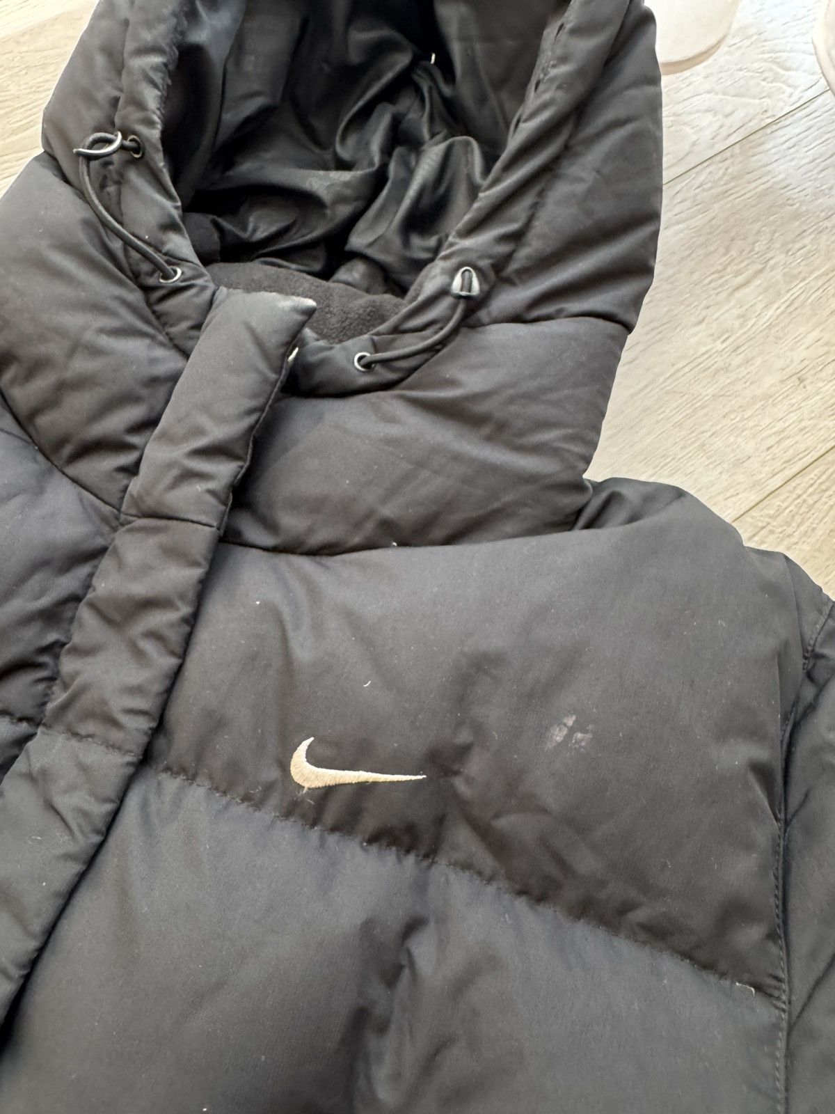 Nike Nike Vintage Down Puffer Long Sleeve Jacket Swoosh Size M / US 6-8 / IT 42-44 - 5 Thumbnail