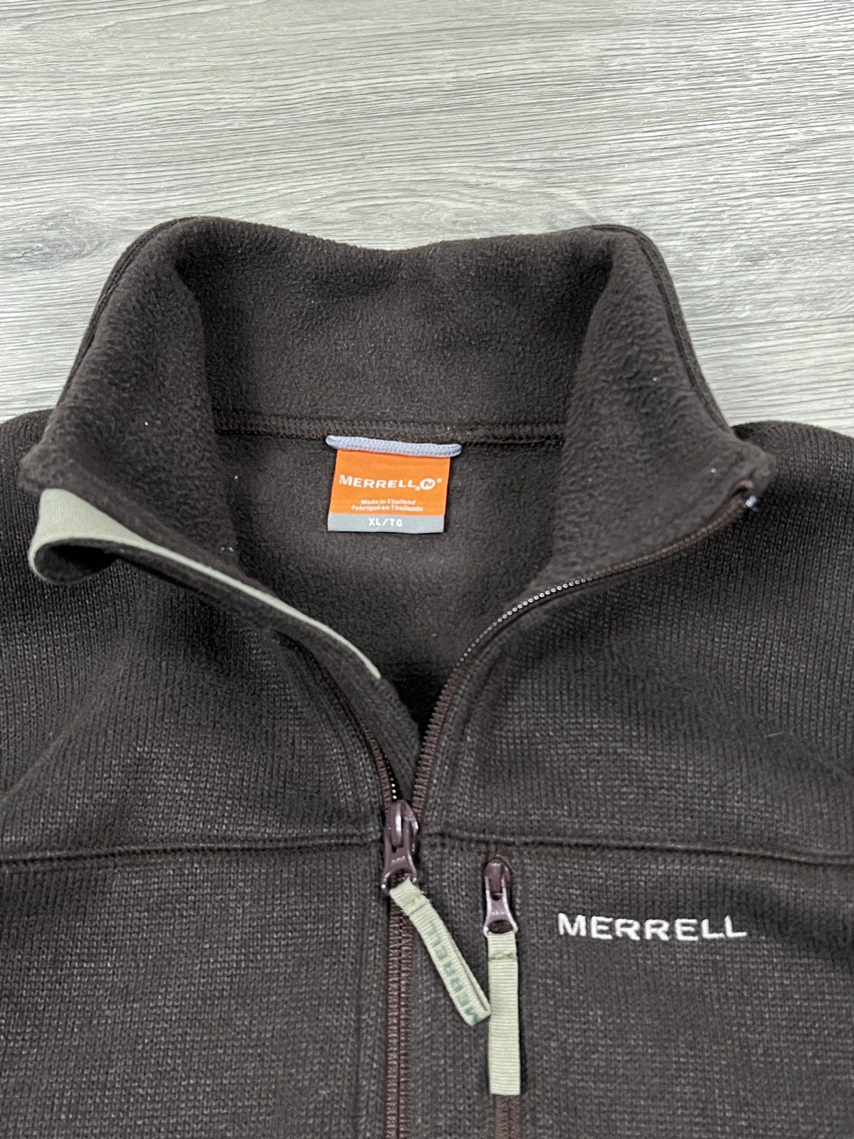 Merrell Merrell brown fleese jacket size XL Size US XL / EU 56 / 4 - 3 Thumbnail