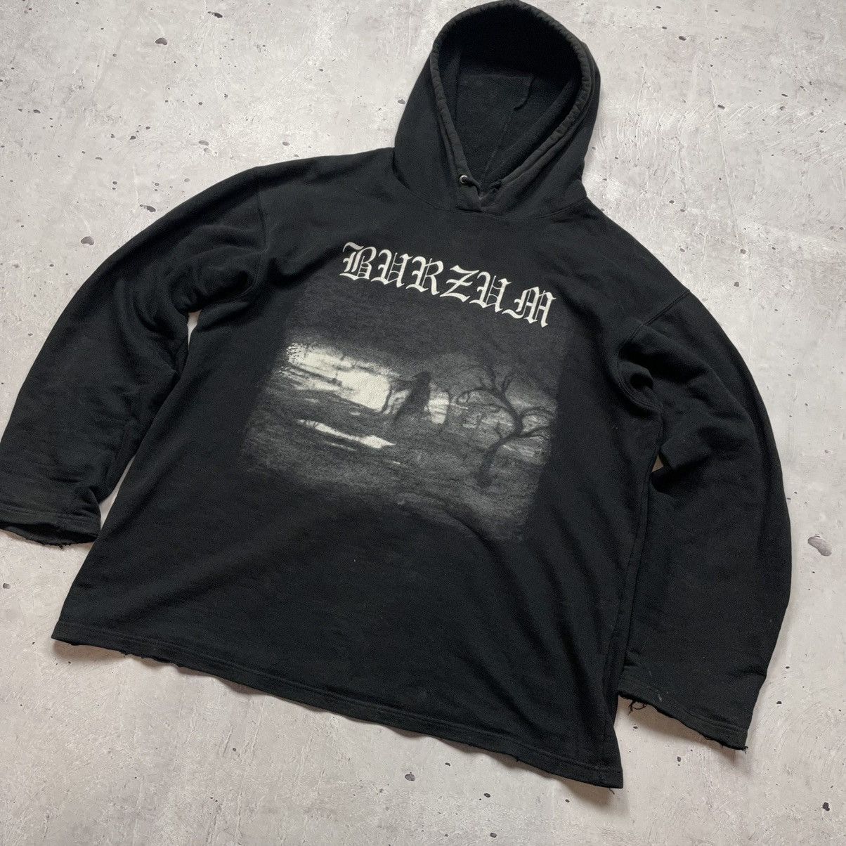 Band Tees × Vintage ULTRA RARE Vintage 90’s Burzum Aske double logo hoodie Size US XL / EU 56 / 4 - 3 Thumbnail