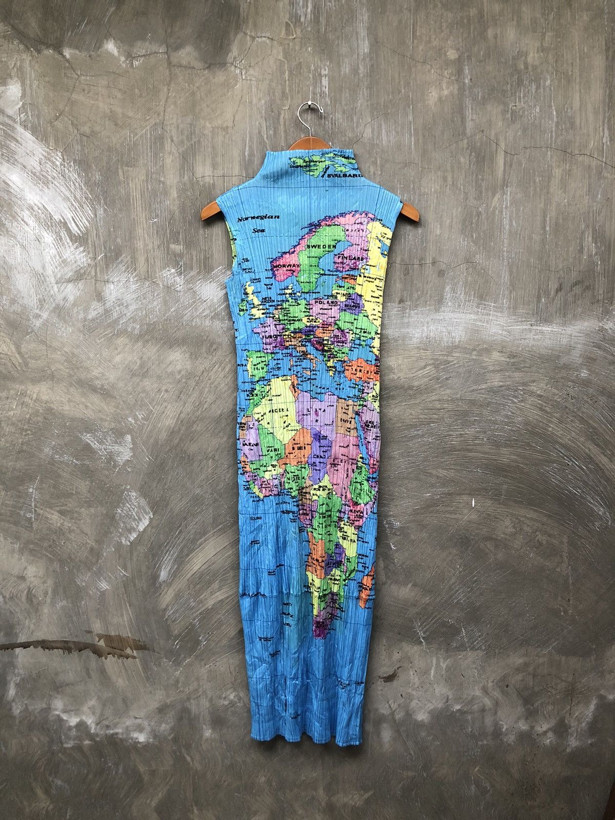 Designer × Issey Miyake OFFERS‼️ 90’s Issey Miyake Pleats Please “World Map” Size S / US 4 / IT 40 - 6 Thumbnail