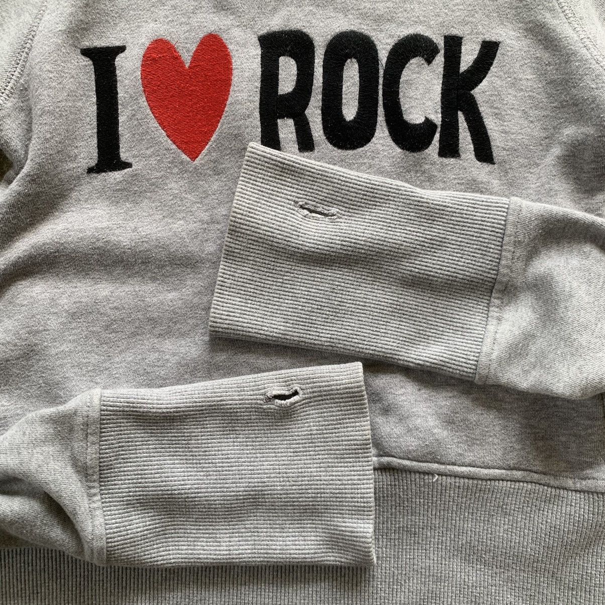 Le Grande Bleu (L.G.B.) 2000’s Gladnews I ❤️ ROCK Hoodie Size S / US 4 / IT 40 - 6 Thumbnail