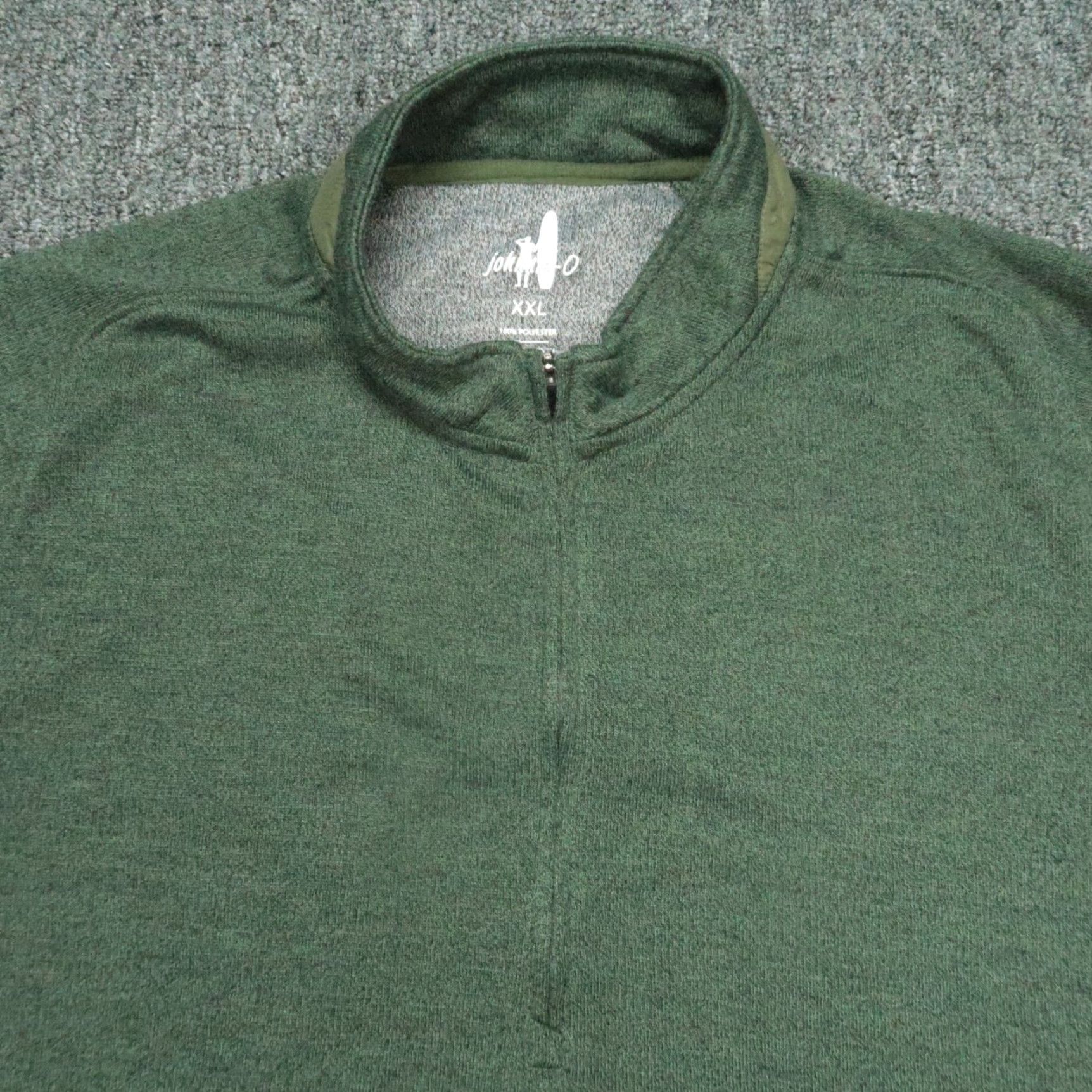 johnnie-O Johnnie-O Pullover Shirt Men 2XL Elm Green 1/4 Zip Mock Neck Lightweight Breathable Casual Activewear Golf Size US XXL / EU 58 / 5 - 2 Thumbnail
