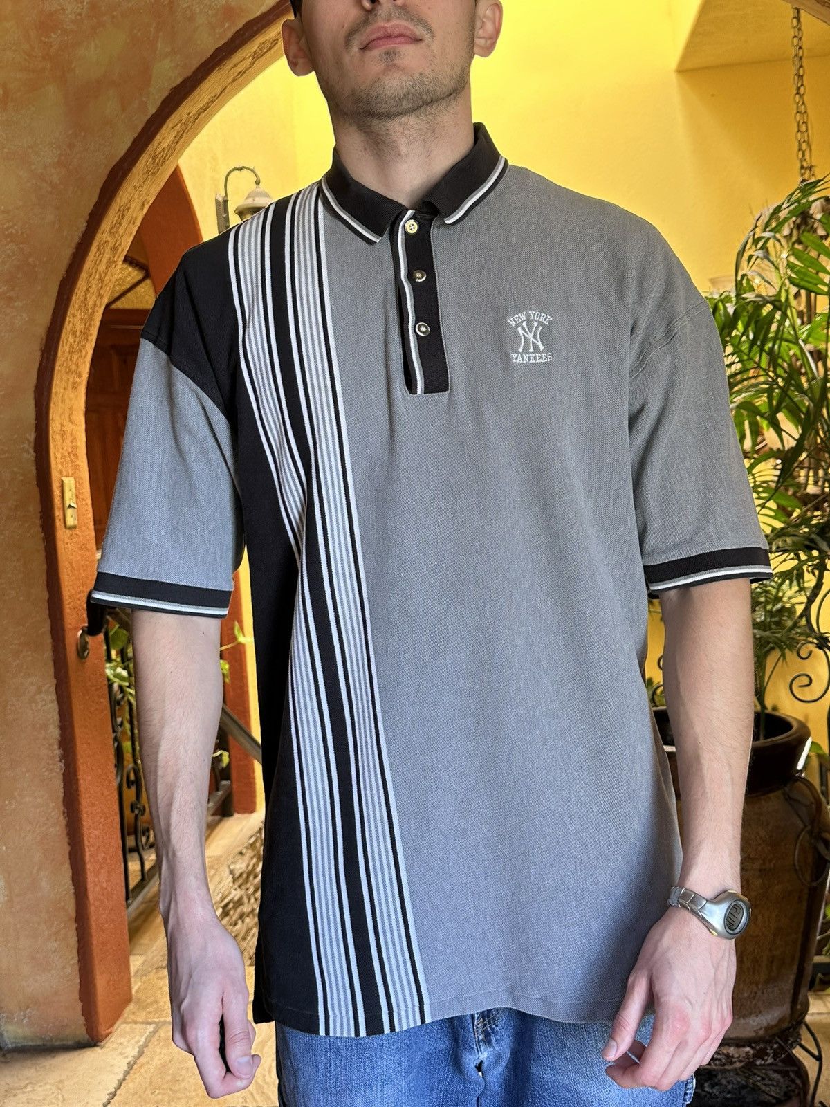 New York Yankees × Vintage Vintage New York Yankees Polo XL MLB Size US XL / EU 56 / 4 - 6 Thumbnail