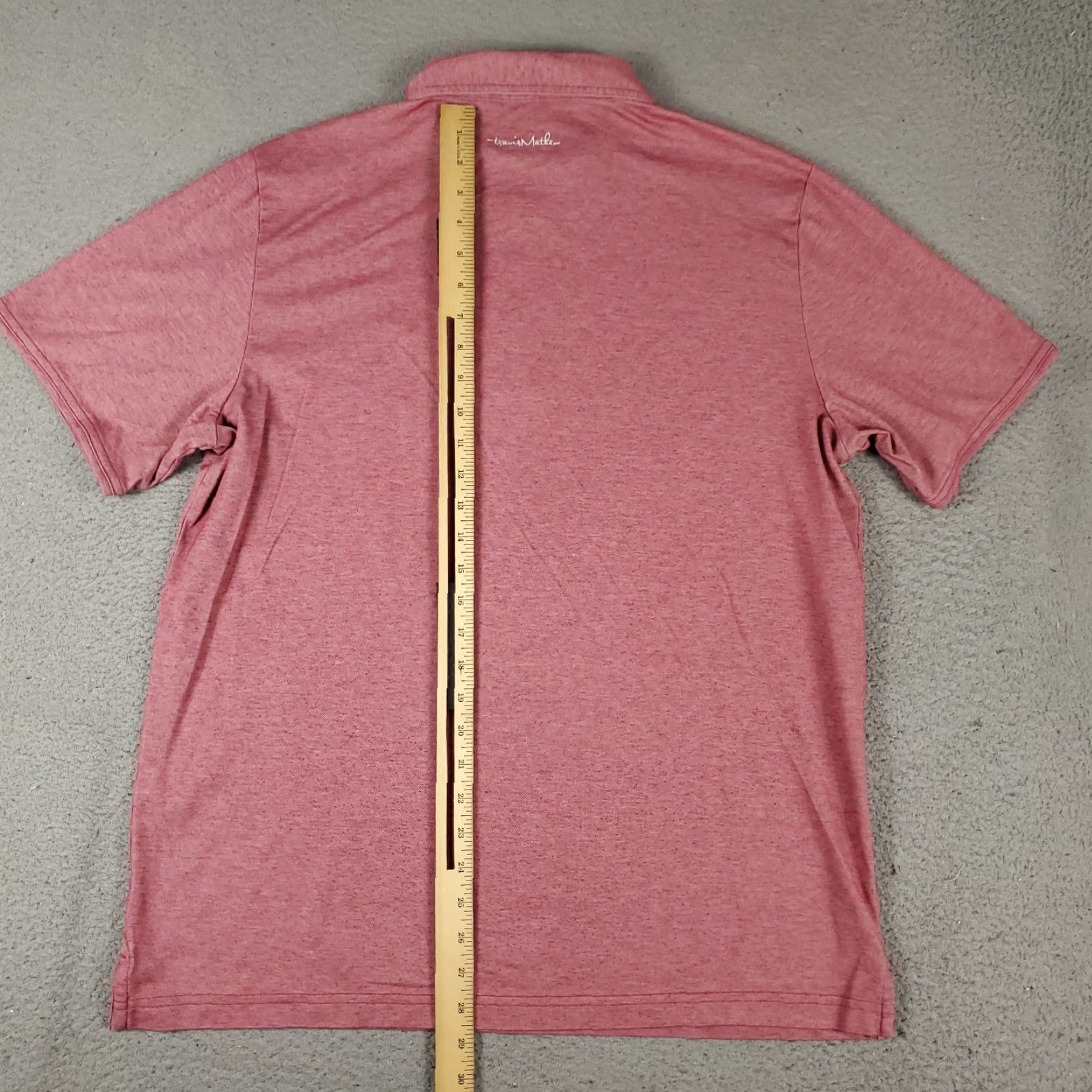 TravisMathew Travis Mathew Polo Shirt Mens XL Size Red Colorway Polo Shirt Travis Mathew Red XL Men Casual Golf Polo Shirt Short Sleeve Button Collar Size US XL / EU 56 / 4 - 6 Thumbnail