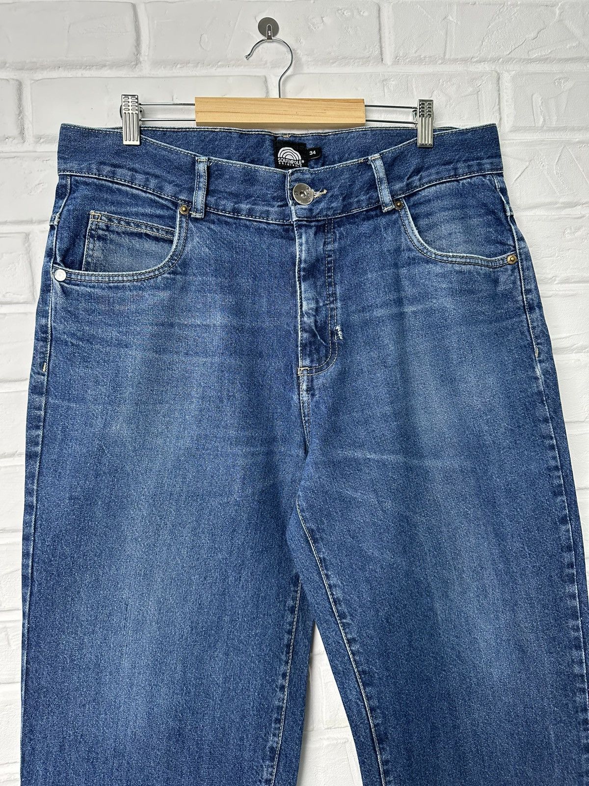 Southpole Y2K Vintage SOUTHPOLE Baggy Denim Pants Wide Leg Size US 34 / EU 50 - 7 Thumbnail