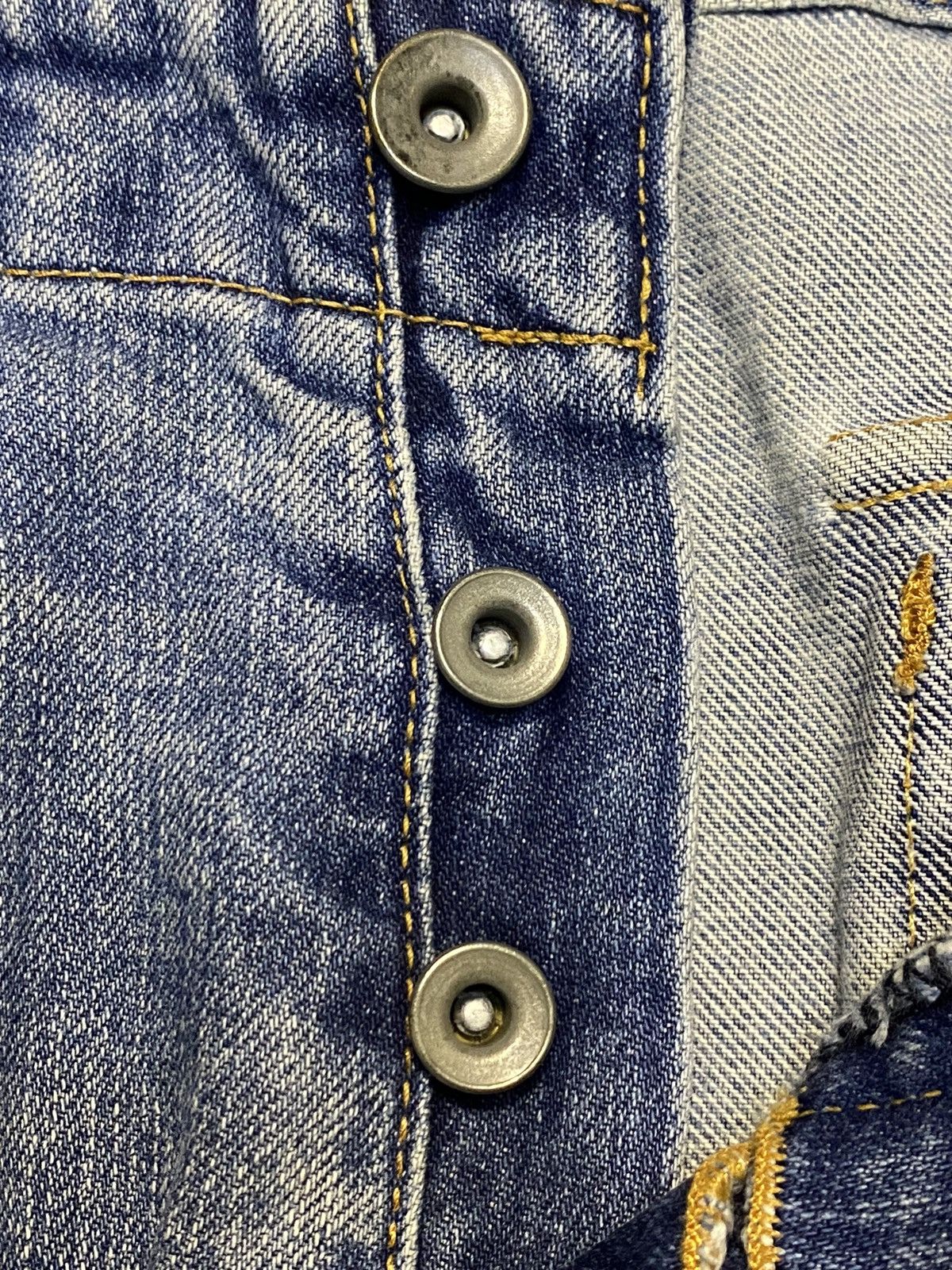 KOJIMA GENES Vintage Japanese Brand Kojima Faded Distressed Bush Jeans Size US 30 / EU 46 - 13 Thumbnail