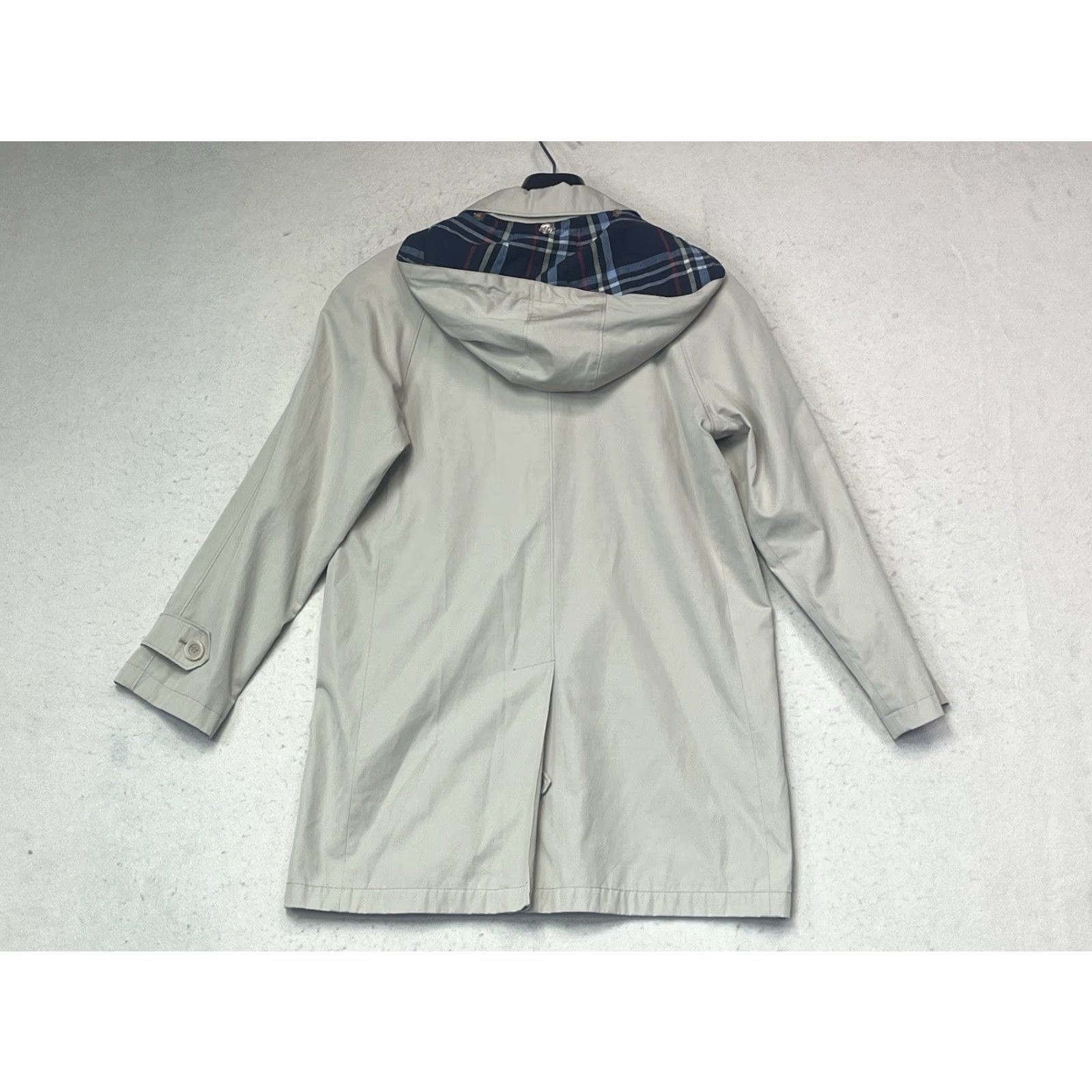 Talbots Talbots Tan Button Front Cotton Blend Hood Trench Coat Women's Size S Size S / US 4 / IT 40 - 2 Thumbnail
