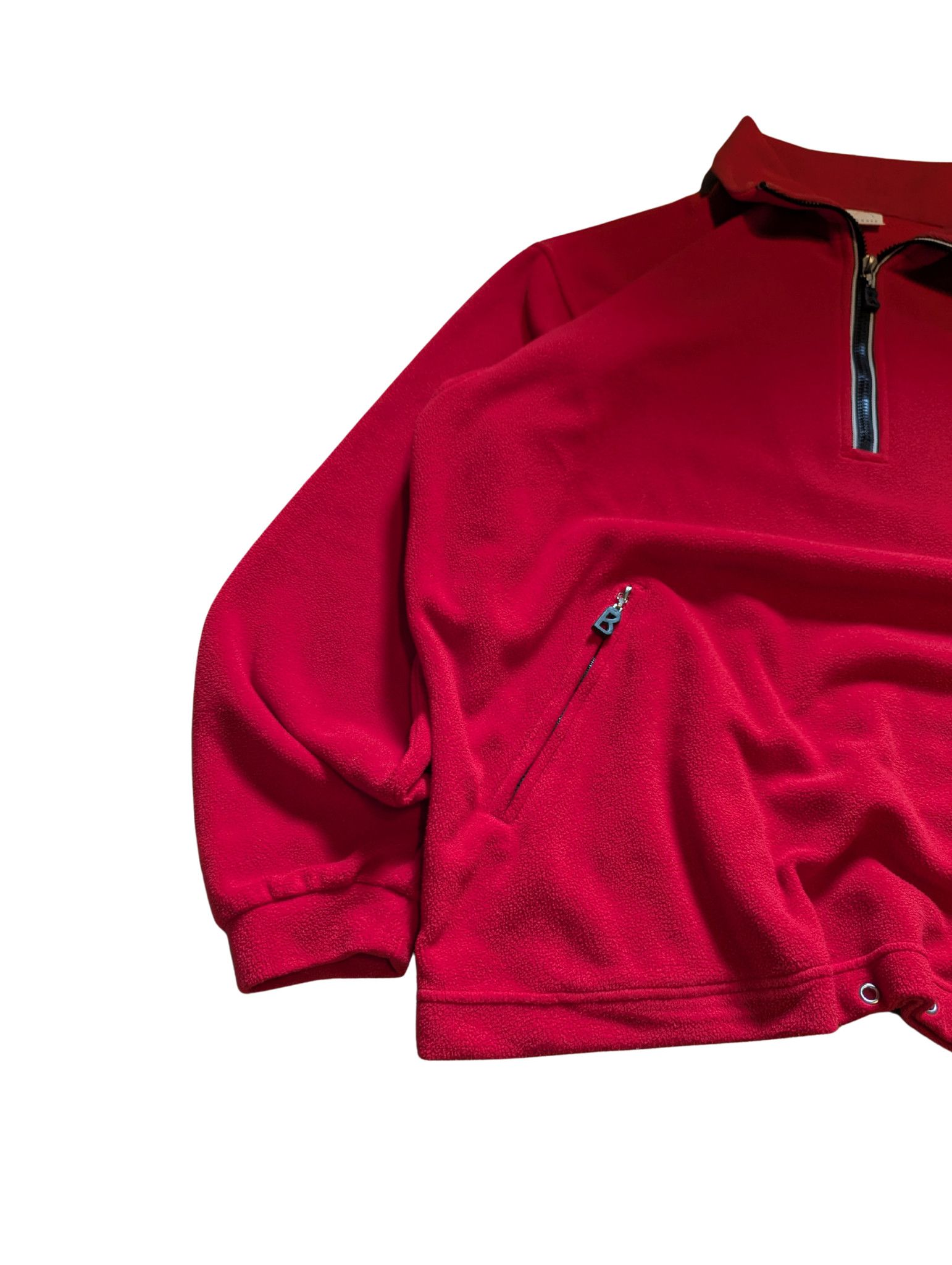 Bogner Vintage Bogner Fleece Half-Zip Pullover Red Size L Size US L / EU 52-54 / 3 - 5 Thumbnail