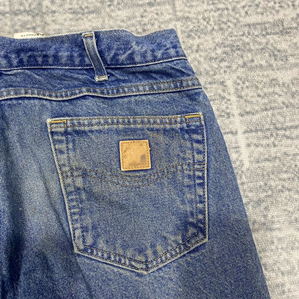 Carhartt × Vintage Sick☠️ Carhartt Workwear Denim Jeans 90s Size US 35 - 12 Thumbnail