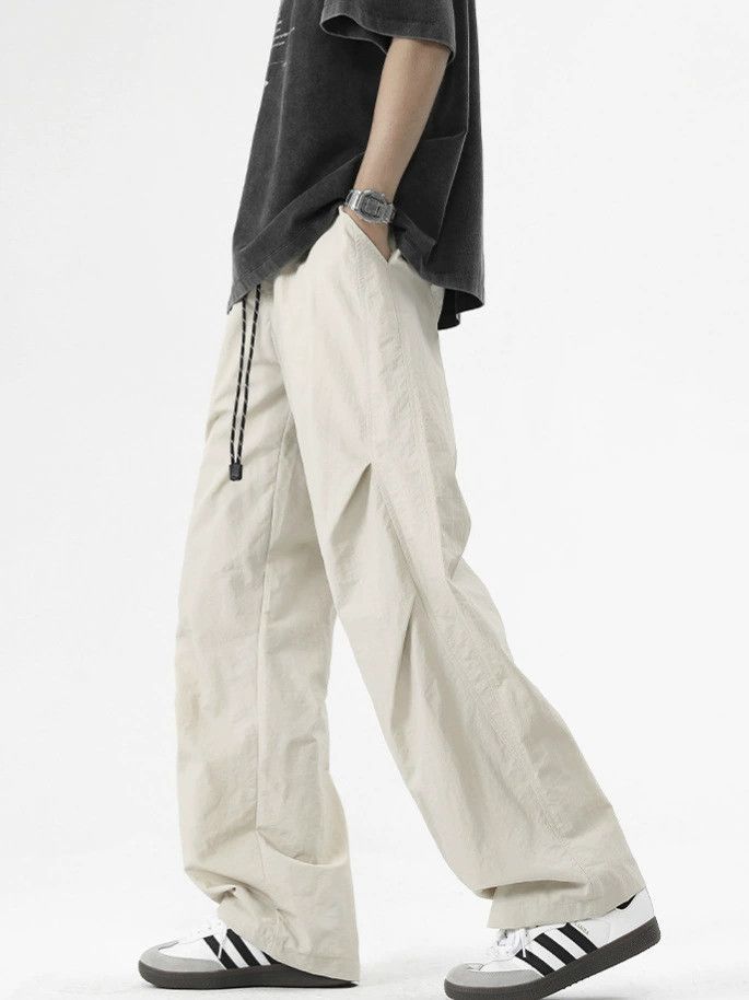 Vintage Men's trendy straight loose versatile trousers Size US 32 / EU 48 - 3 Thumbnail