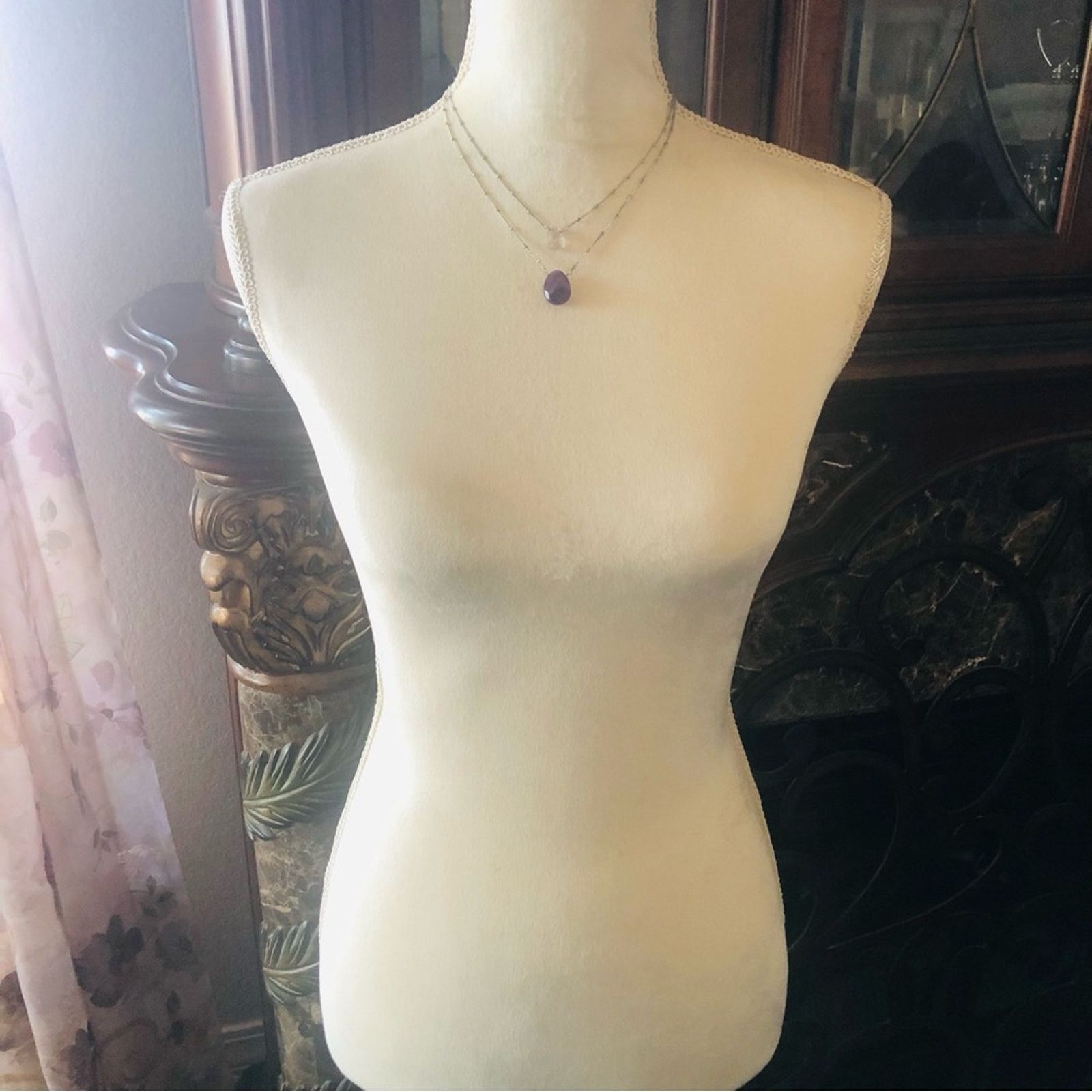 Vintage Vintage double strand genuine amethyst quartz necklace Size ONE SIZE - 6 Thumbnail