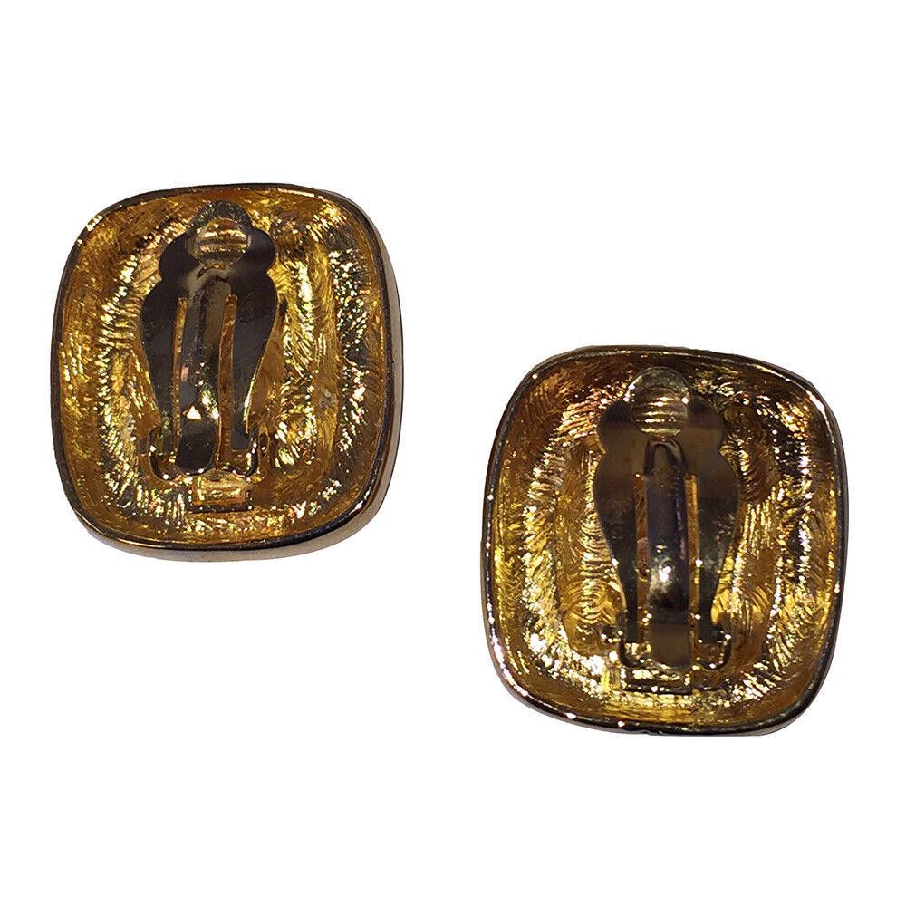 Givenchy Givenchy Greek Aztec Key Pattern Clip On Earrings Size ONE SIZE - 5 Thumbnail