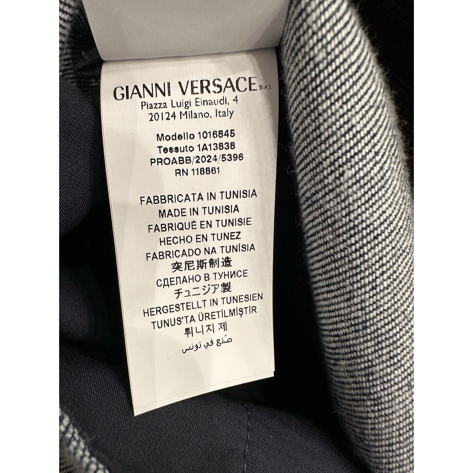 Versace Versace Medusa Blouson Denim Jacket Blue 42 US 1016845 Size US L / EU 52-54 / 3 - 16 Thumbnail