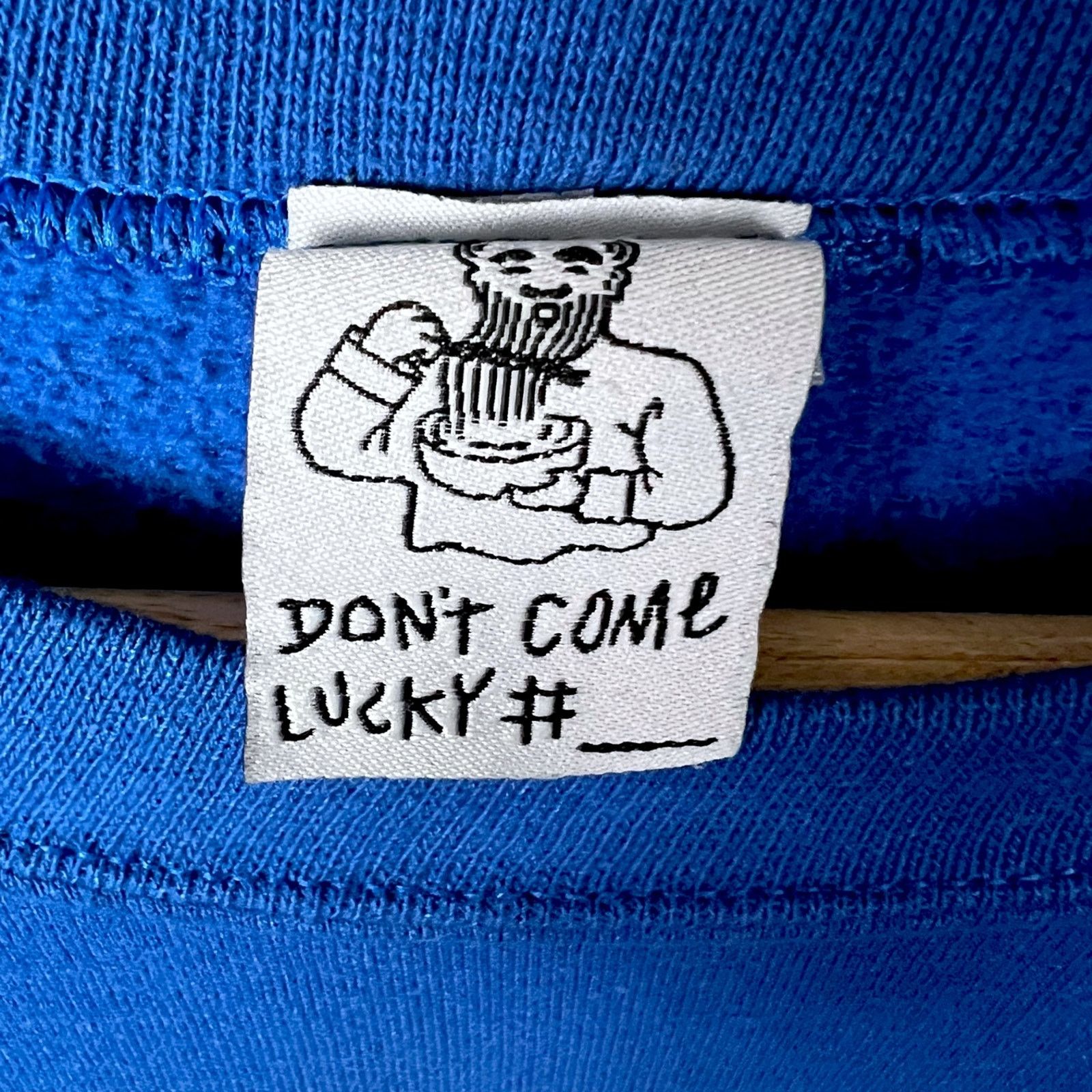 Japanese Brand Don't Come Men's Medium Crewneck Blue Sweatshirt Japan Size US M / EU 48-50 / 2 - 4 Thumbnail