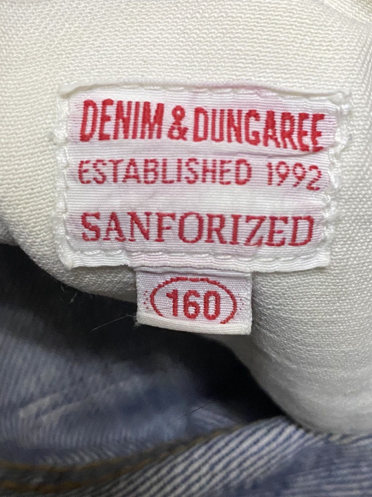 Vintage Vtg Japanese Denim Dungaree Selvedge Faded Wash Loose Jeans Size US 31 - 18 Thumbnail