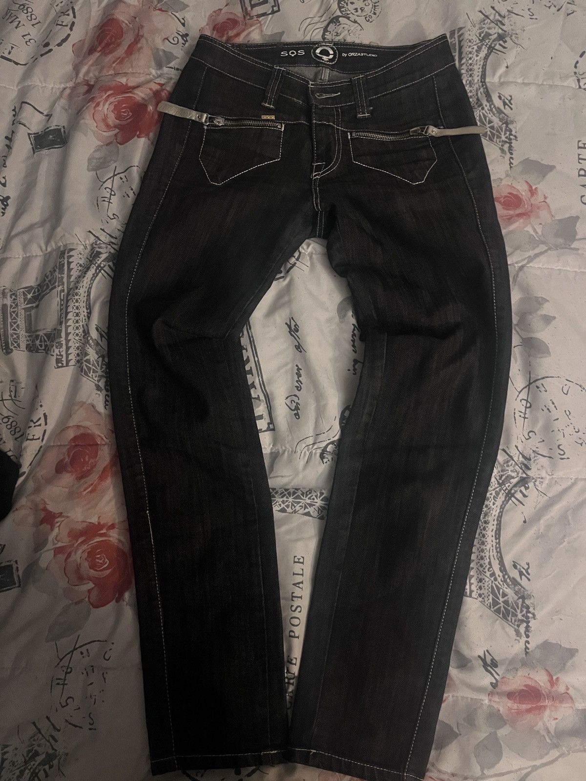 Japanese Brand slim japanese zipper denim Size US 29 - 2 Thumbnail