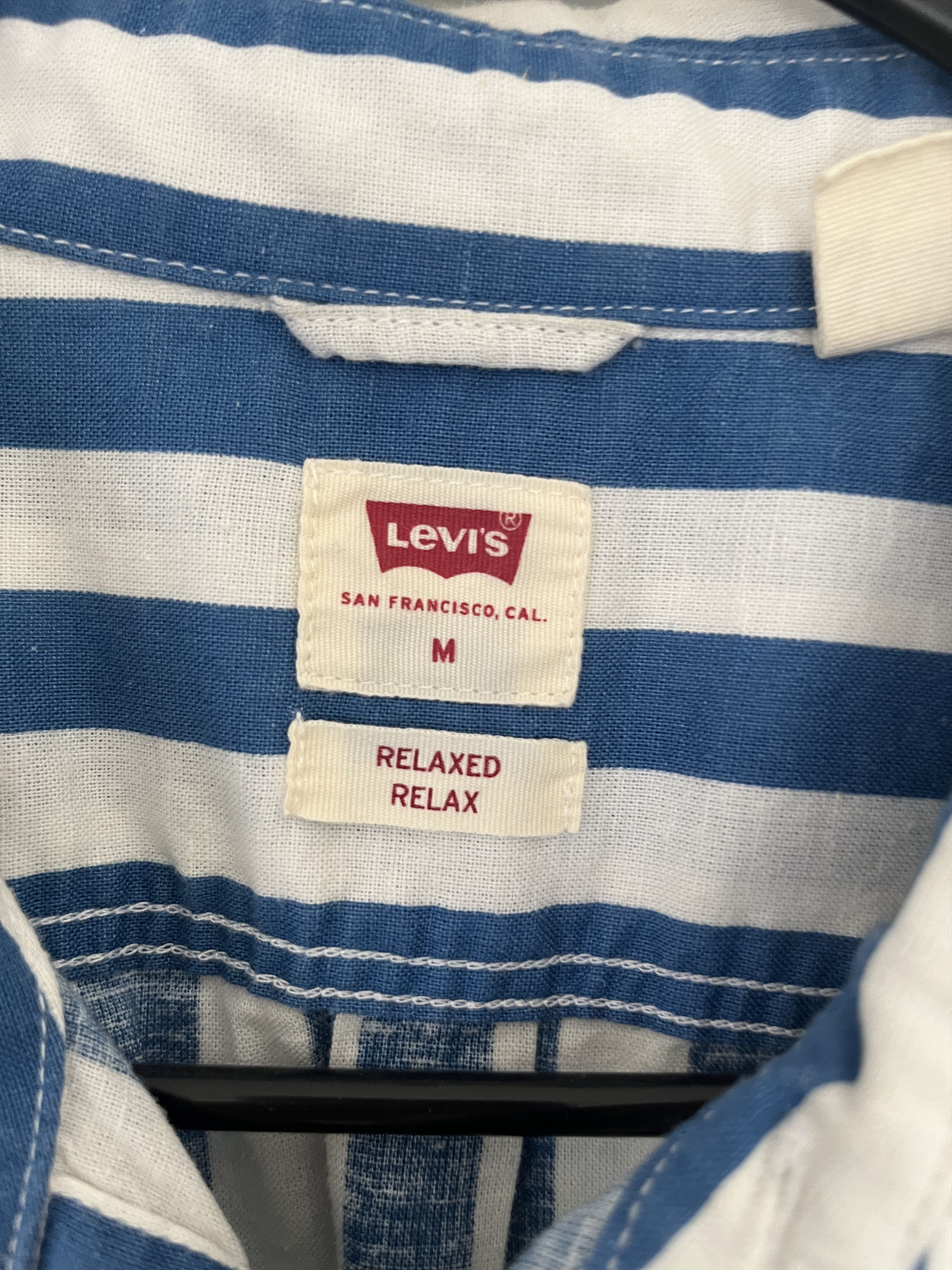 Levi's Vintage Clothing Levis Vintage Striped Button Down Shirt Size US M / EU 48-50 / 2 - 2 Thumbnail