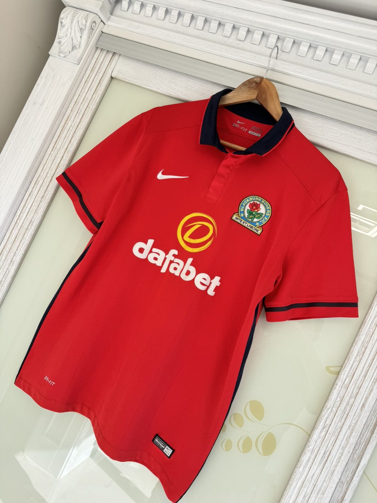 Nike Blackburn Rovers 2015-2016 Away Soccer Jersey Football Kit Size US L / EU 52-54 / 3 - 3 Thumbnail