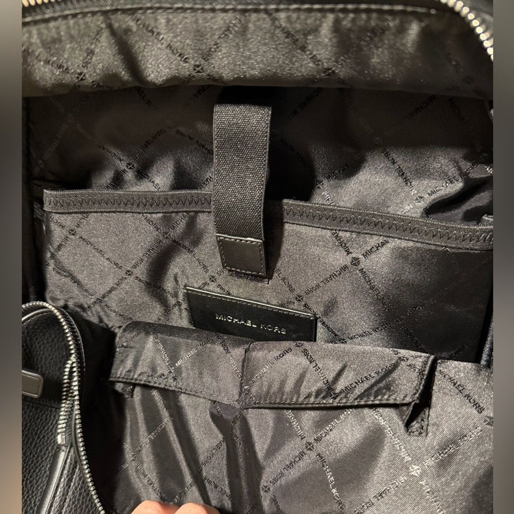 Michael Kors New Michael Kors Commuter Backpack Black Bag $548 retail Size ONE SIZE - 3 Thumbnail