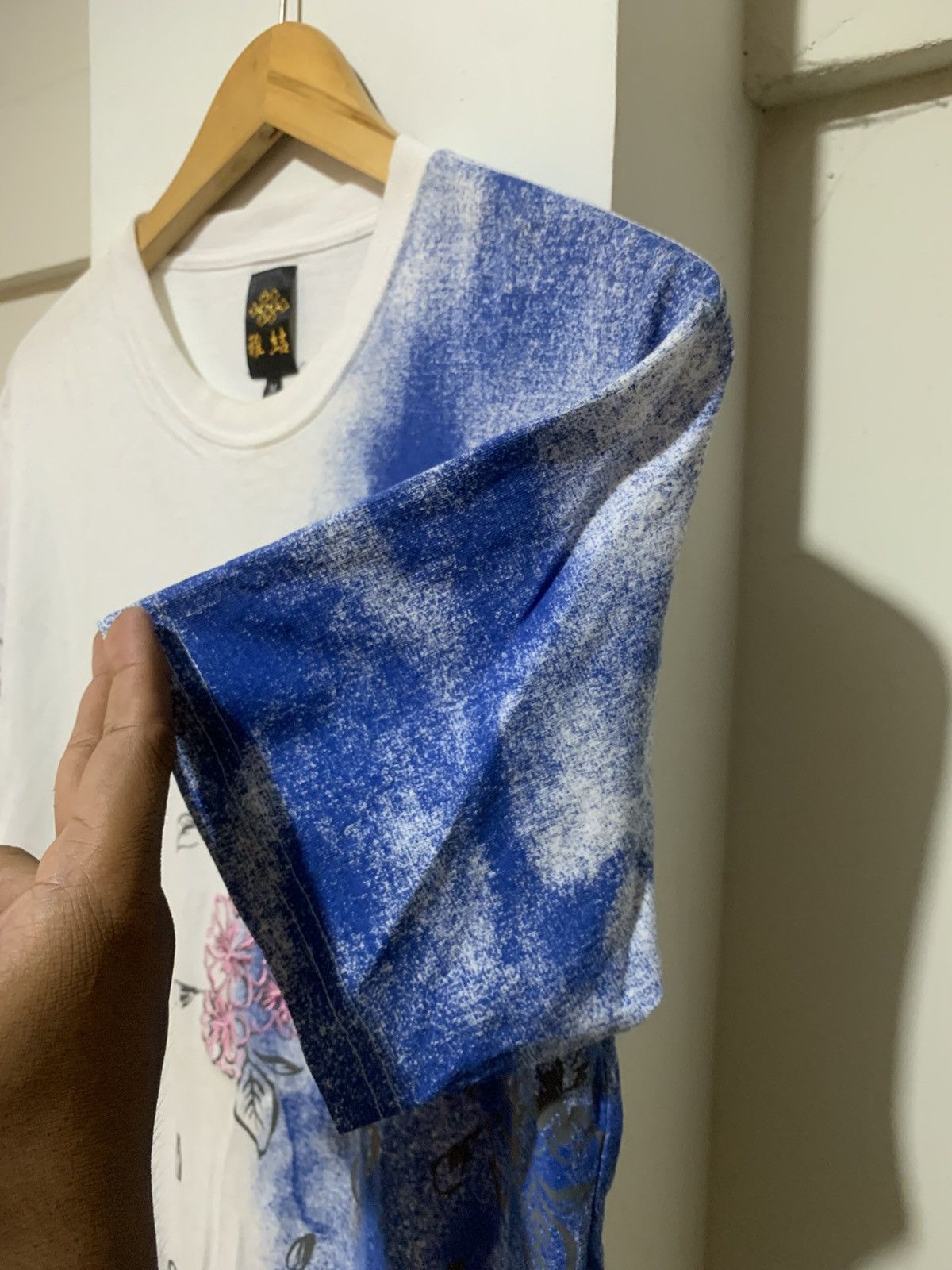 14th Addiction Japanese Wave and Flower All Over Print Tee Shirt Size US M / EU 48-50 / 2 - 5 Thumbnail