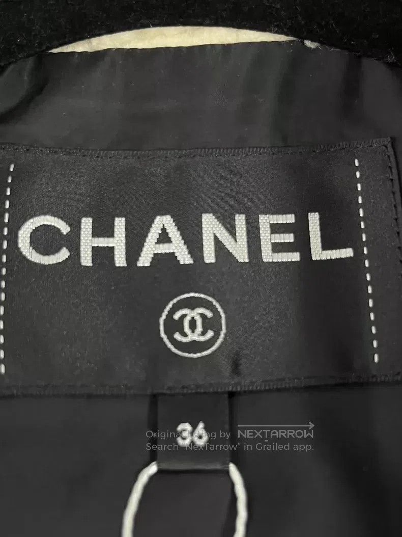 Chanel Chanel Ski series black diamond-patterned cotton suit coat Size XS / US 0-2 / IT 36-38 - 4 Thumbnail