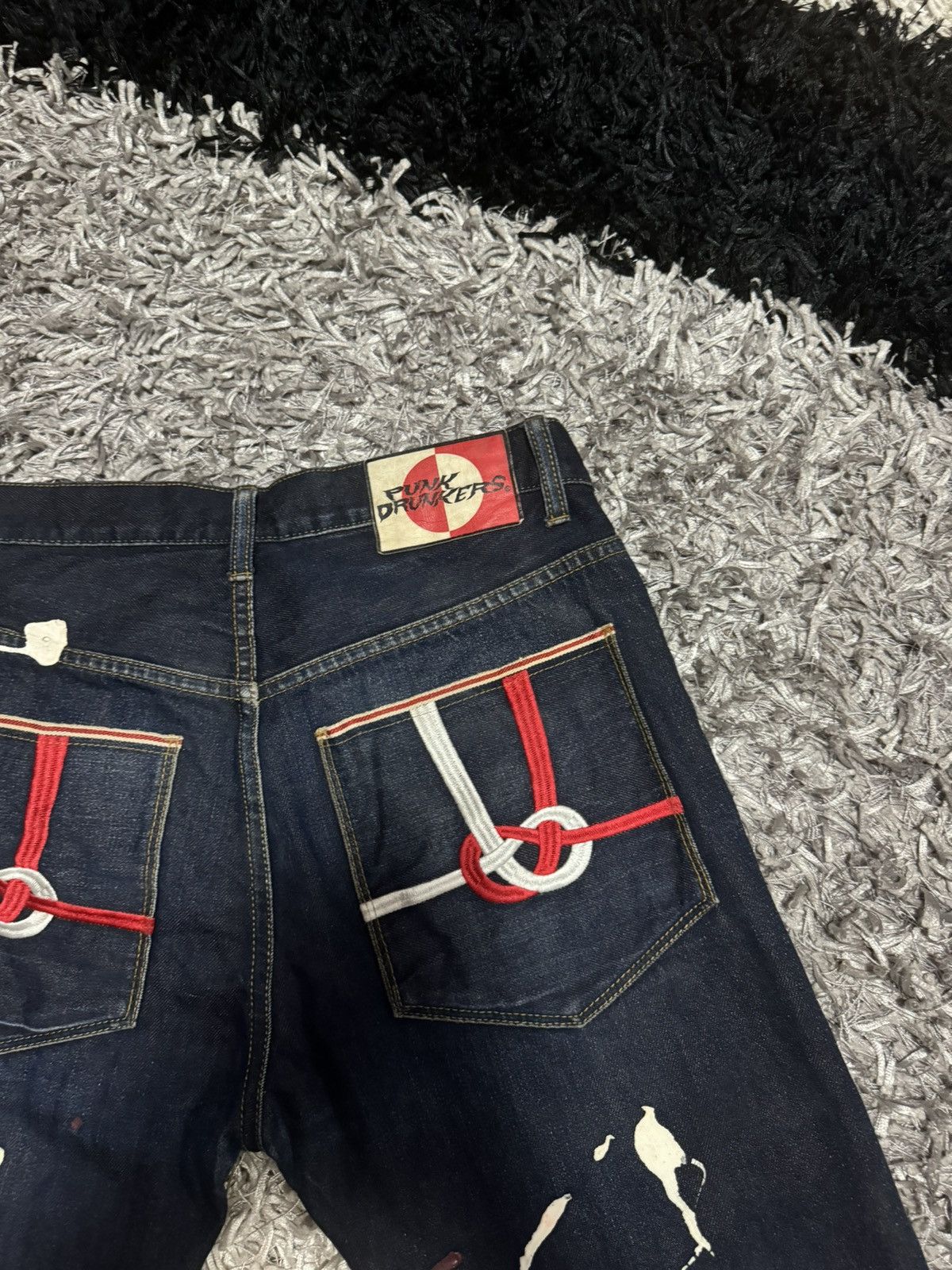 Other 🔥RARE🔥PUNK DRUN KERS PAINTER JEANS JAPAN Size US 32 / EU 48 - 5 Thumbnail