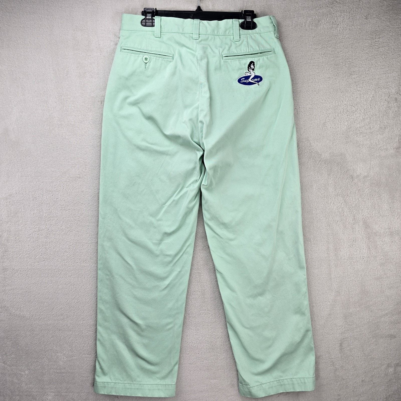 Supreme Supreme Chino Mint Pants 30 Fits 32x28 Green Pinup Girl SS23 Size US 30 / EU 46 - 7 Thumbnail