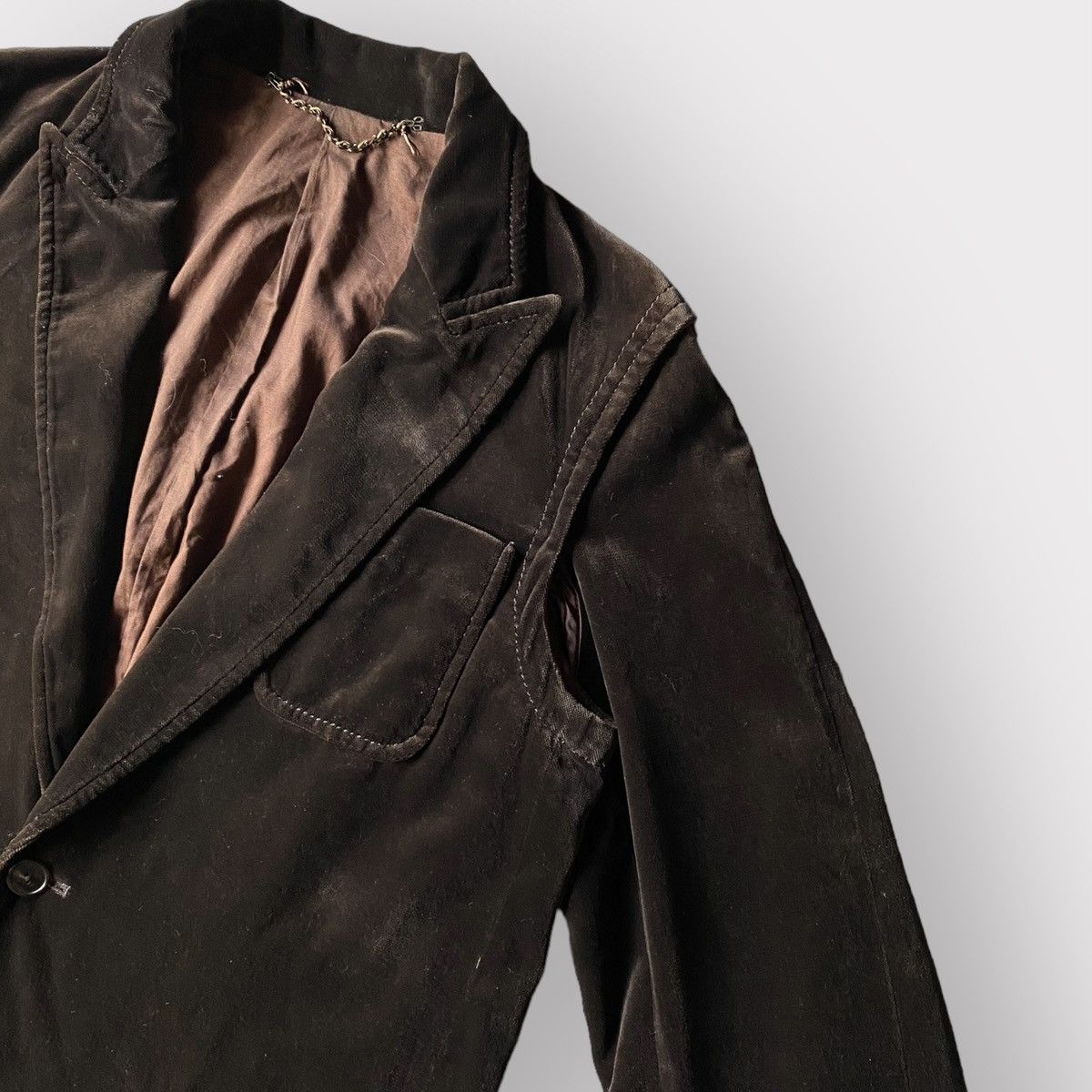 Number (N)ine N(N) X Niedieck Velvet Blazer AW01 Standards Size US L / EU 52-54 / 3 - 3 Thumbnail
