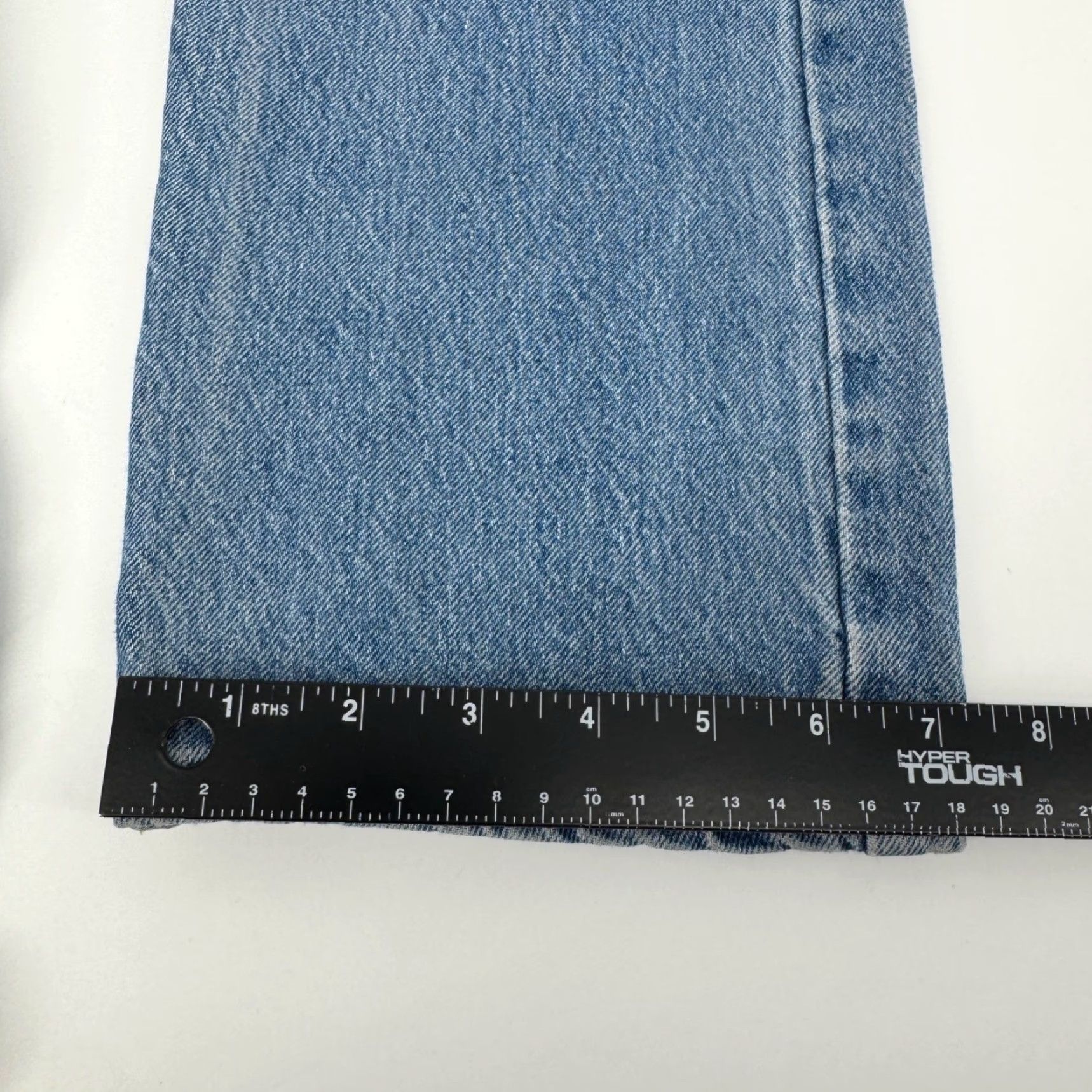 Levi's Levi's 501 Mens Jeans Blue Light Wash Distressed Button Fly Cotton Denim 34x32 5-Pocket Casual Streetwear 90s Grunge Mens Size US 34 / EU 50 - 8 Thumbnail