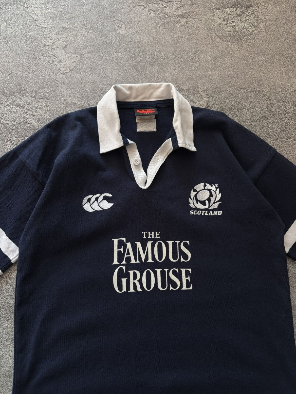 Canterbury of New Zealand Vintage Scotland Canterbury 2002 2005 Rugby Home Jersey sz M Size US M / EU 48-50 / 2 - 2 Thumbnail