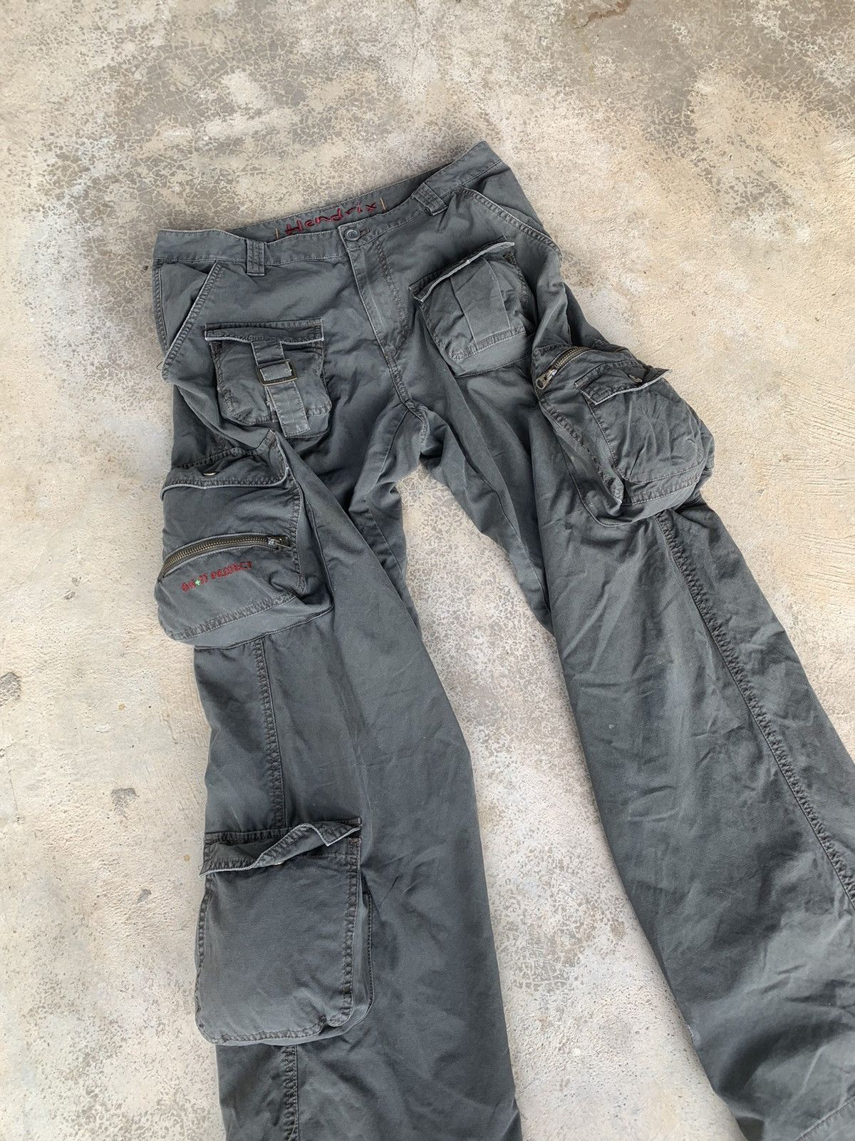 Japanese Brand Hendrix Multipocket Cargo Pants Size US 32 / EU 48 - 2 Thumbnail