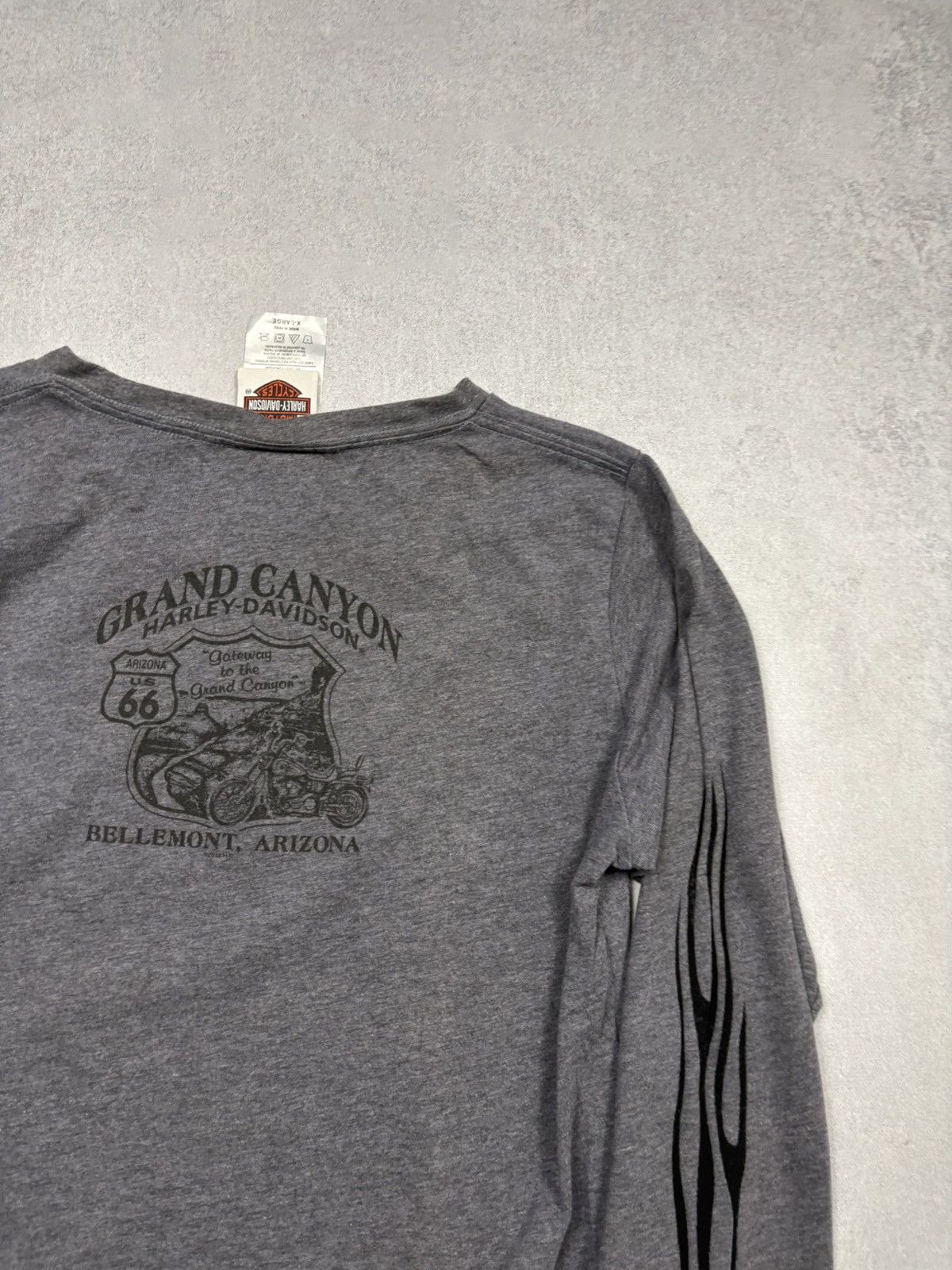 Harley Davidson Harley Davidson Flame Long Sleeve Baby Shirt XL Studded Logo Size XL / US 12-14 / IT 48-50 - 12 Thumbnail