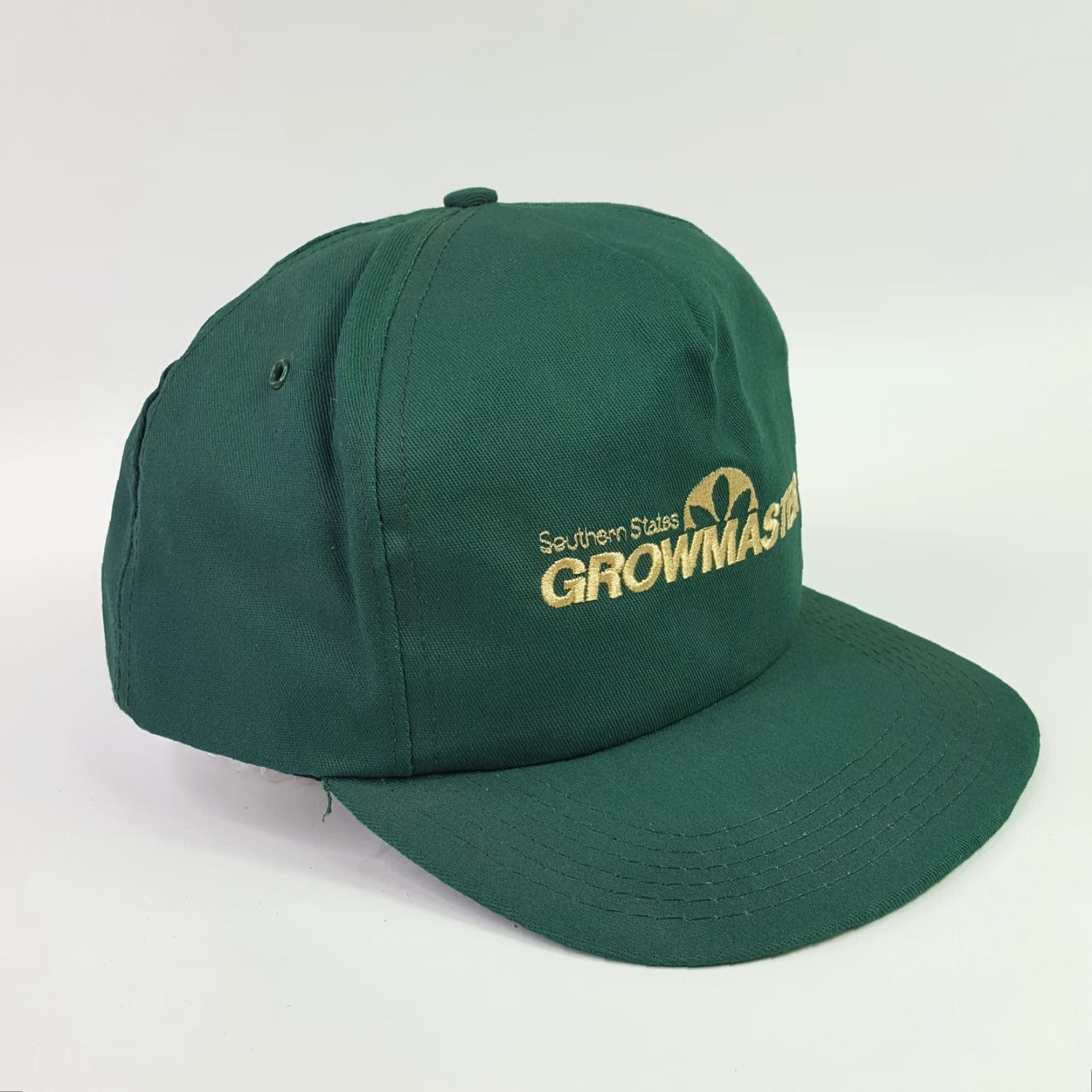 Vintage Vintage Growmaster Farmer Farm Green USA Made Trucker Hat Snapback Retro Cap Size ONE SIZE - 3 Thumbnail