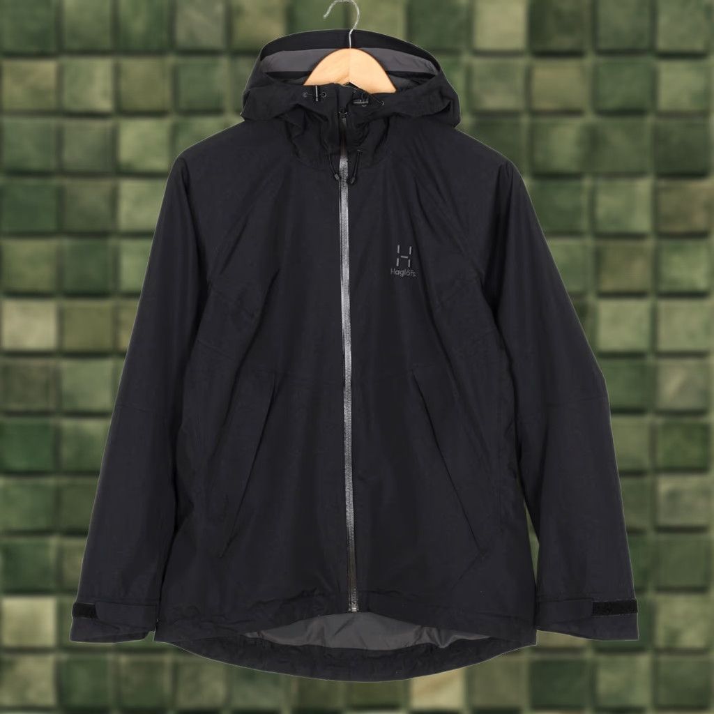 Vintage Haglöfs PROOF Esker Jacket Women M Hooded Waterproof Outdoor MJ3234 Jacket Size M / US 6-8 / IT 42-44 - 1 Thumbnail