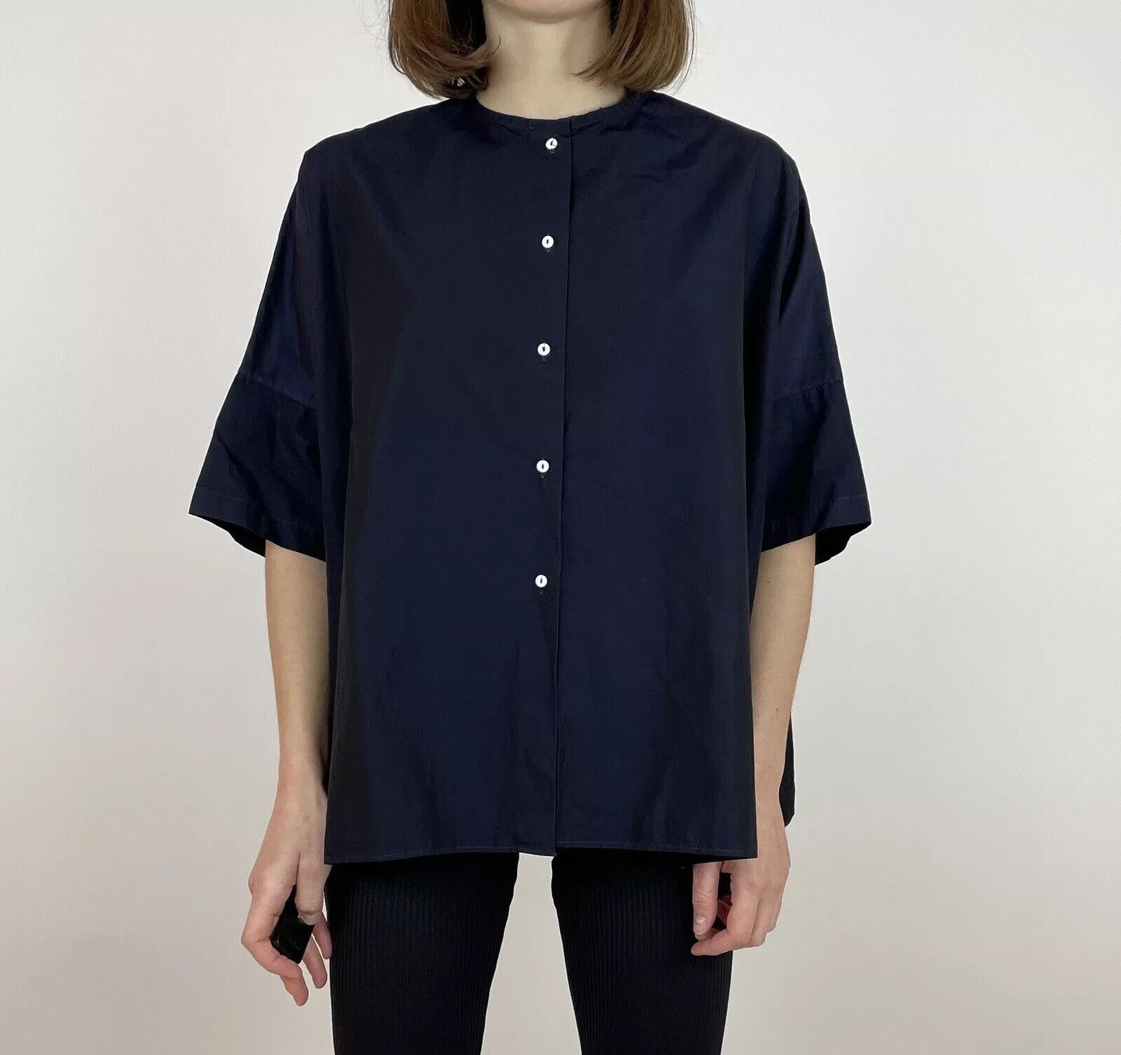 Other ASCIARI Cotton Button-Up Shirt Top Blue Size 1 Size M / US 6-8 / IT 42-44 - 9 Thumbnail
