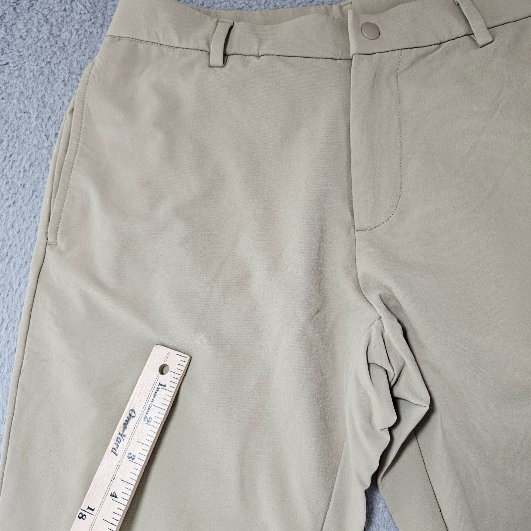 Vintage Bearbottom Pants Mens Medium 30 Khaki Tan Tour Performance Stretch Comfort Chino Slim Size US 31 - 4 Thumbnail