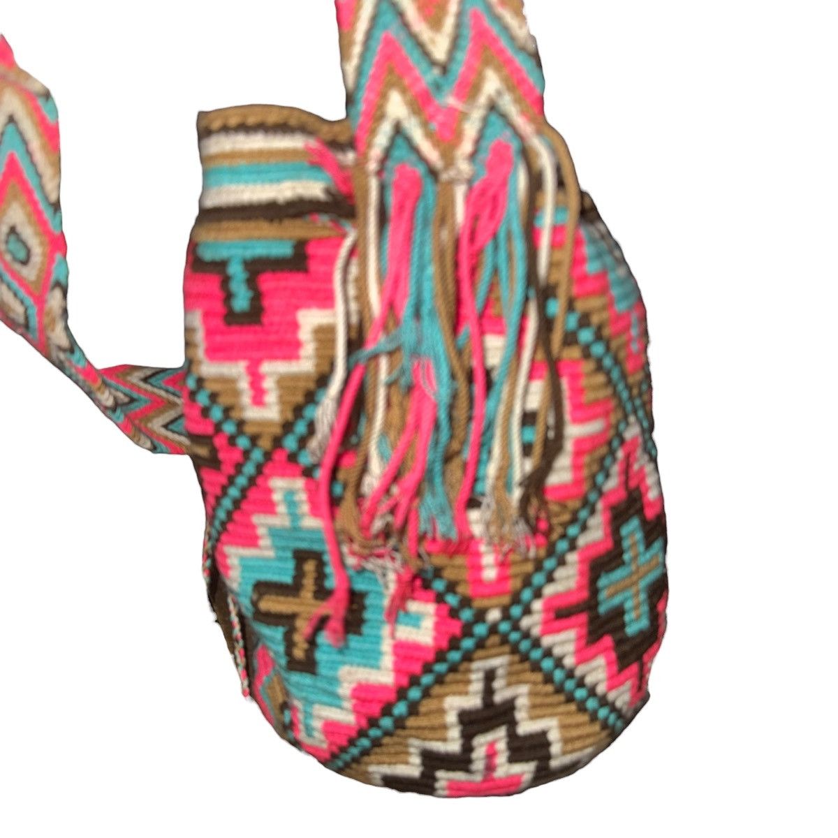 Other Multicolor handmade Colombian Wayuu Mochila bucket bag Size ONE SIZE - 2 Thumbnail
