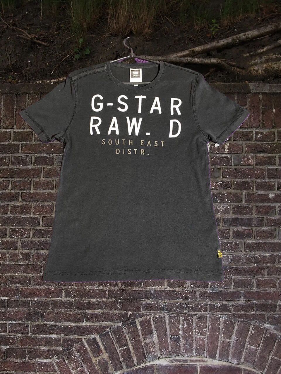 G-Star × Vintage Vintage Big Graphic Logo Distressed 90’s tee Size US XL / EU 56 / 4 - 1 Thumbnail