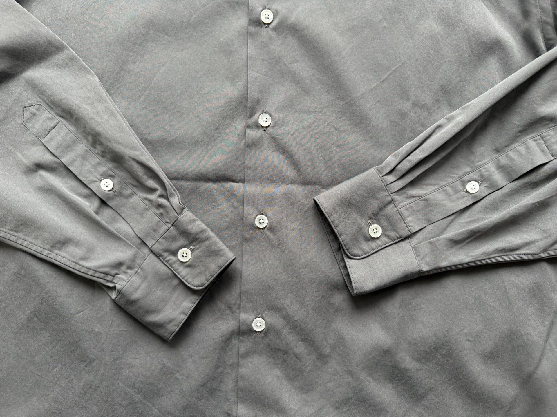 A.PRESSE A.PRESSE 25SS Band Collar Long Sleeve Shirt Size US M / EU 48-50 / 2 - 6 Thumbnail