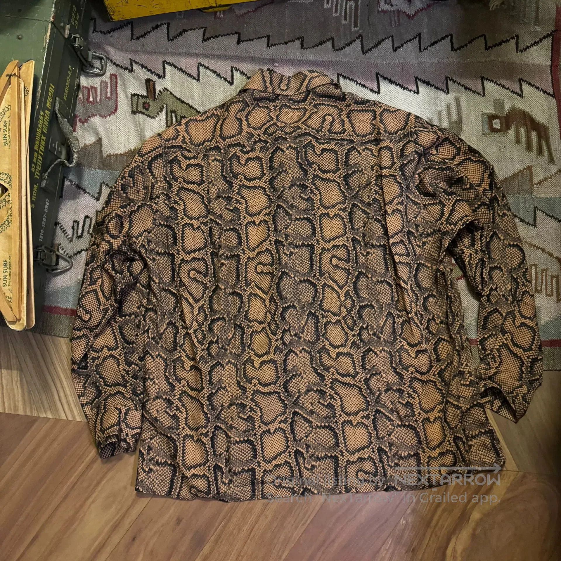 Comme des Garcons Wacko Maria Snake Print Long Sleeve Shirt. Size US M / EU 48-50 / 2 - 3 Thumbnail